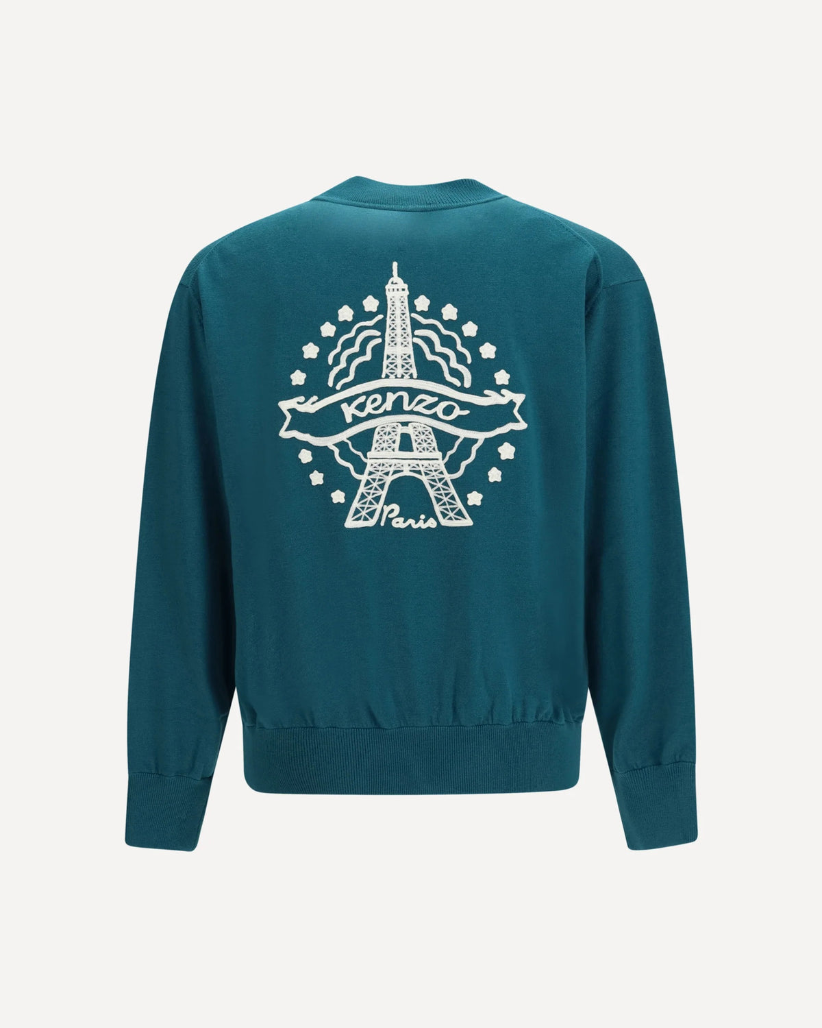Kenzo Eiffel Tower Wool Zip Cardigan - alternate view