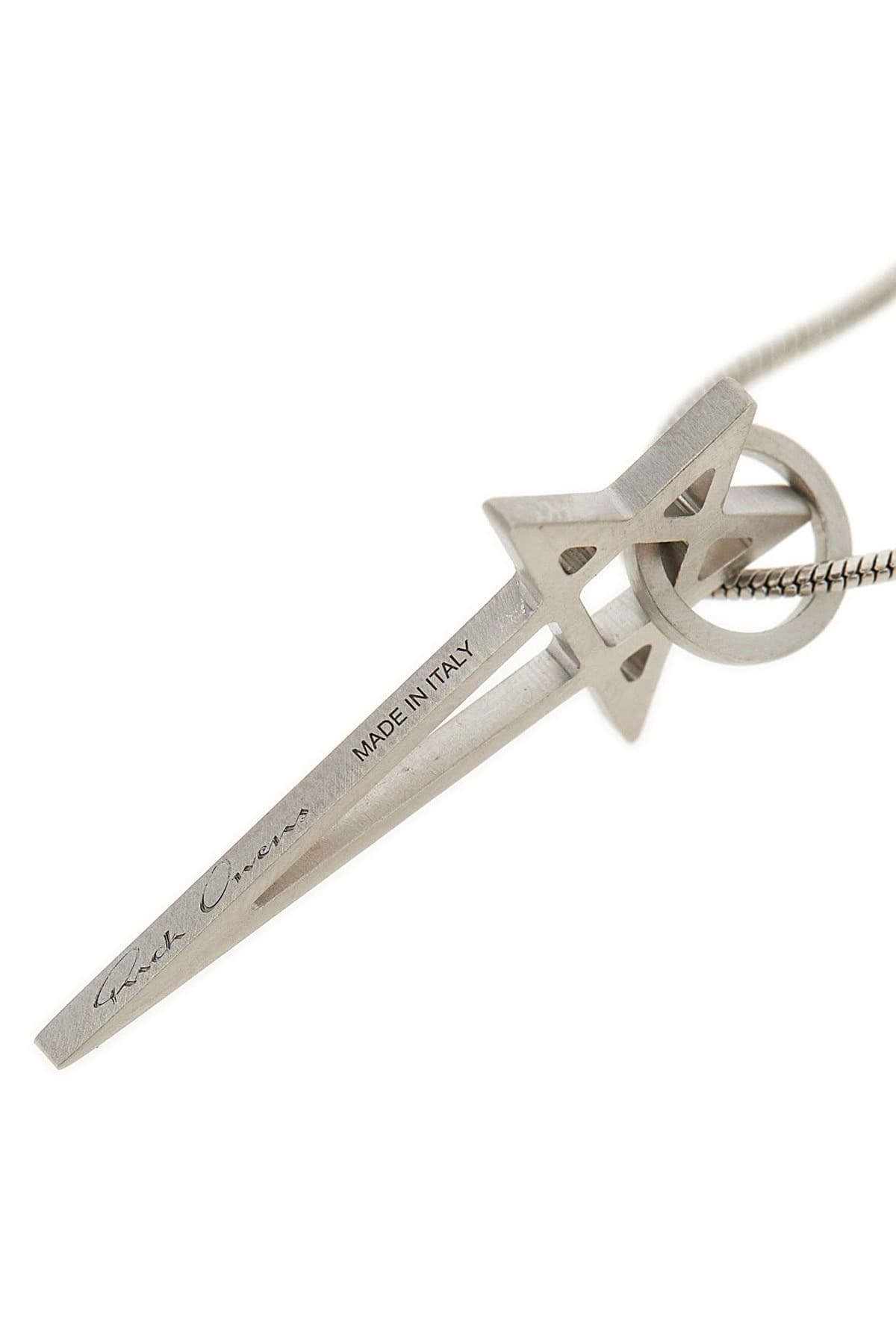 Rick Owens Pentagram Necklace - alternate view