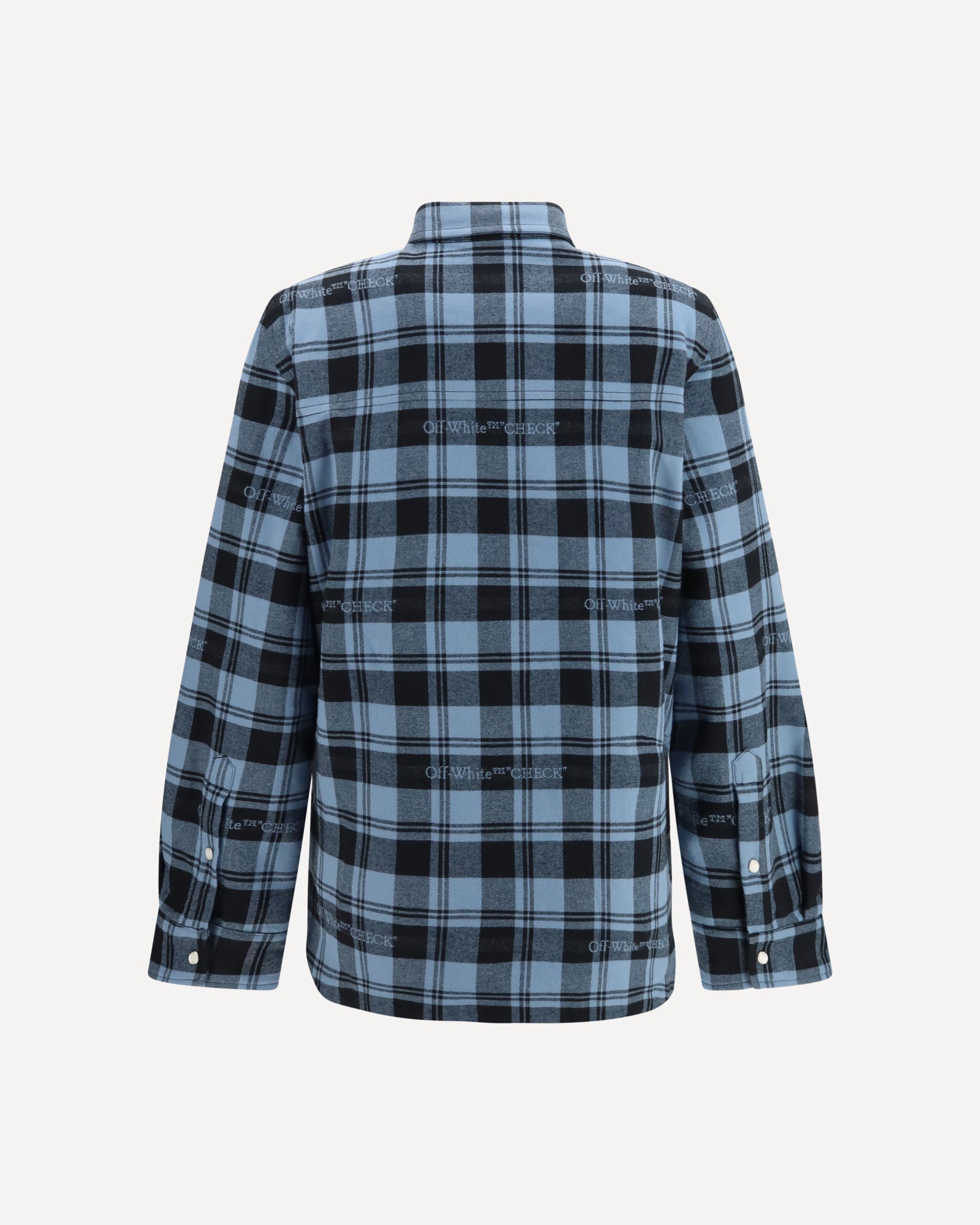 Off-White Check Flannel Padded Overshirt - alternate view