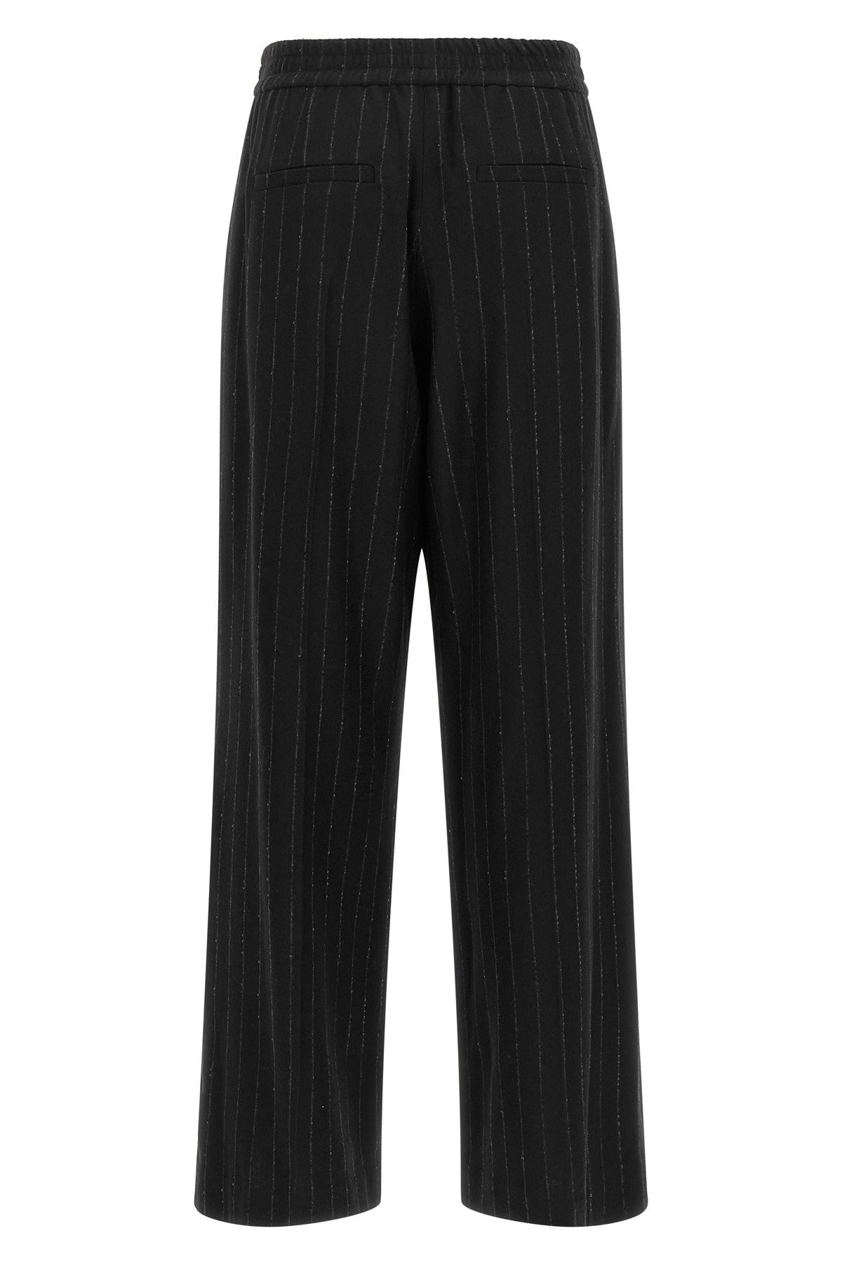 Brunello Cucinelli Micro Sequin Pinstripe Pants