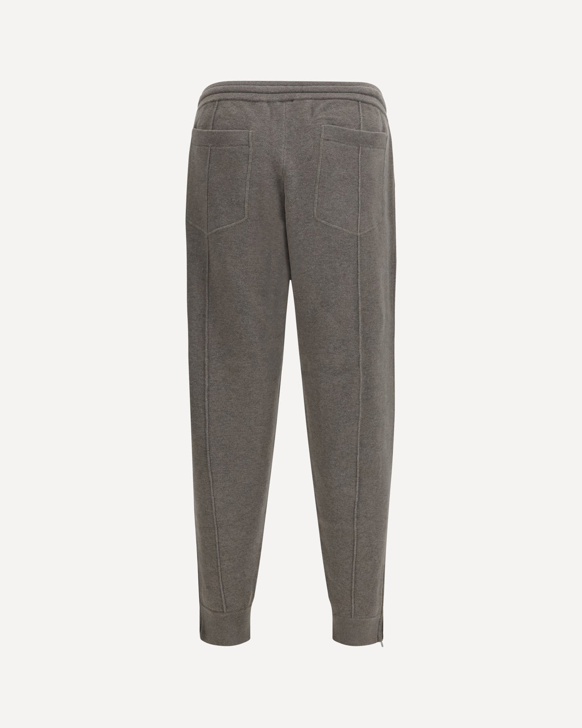 Brunello Cucinelli Double-Knit Cashmere Pants With Crête - alternate view