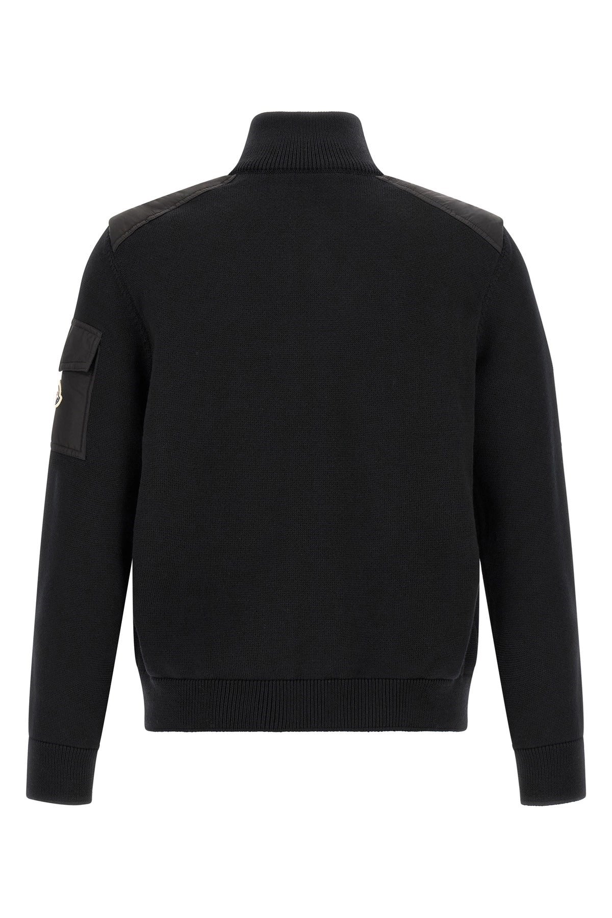 Moncler Padded Wool Zip-Up Cardigan