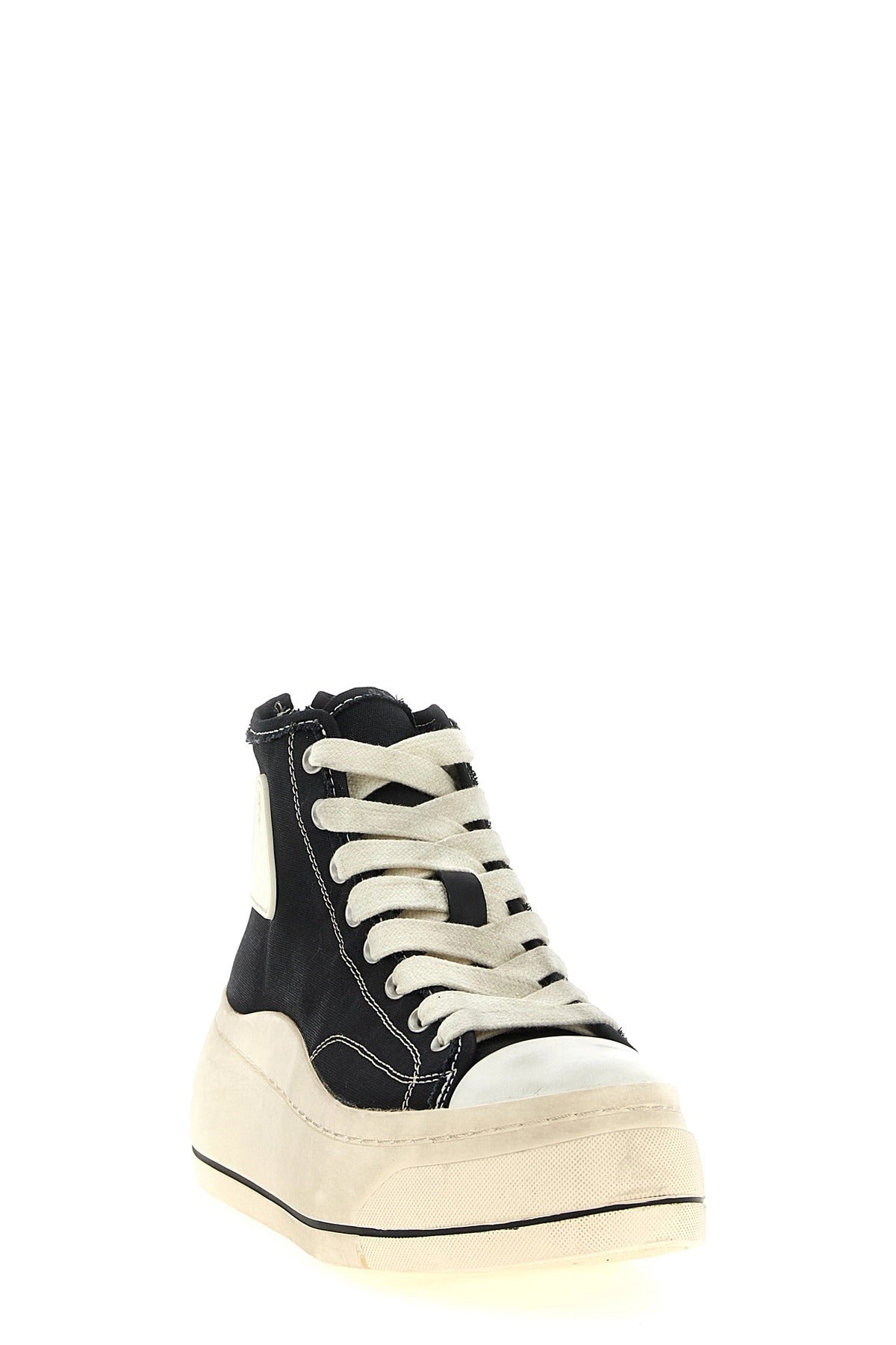 R13 Black Hi Top Sneakers - alternate view