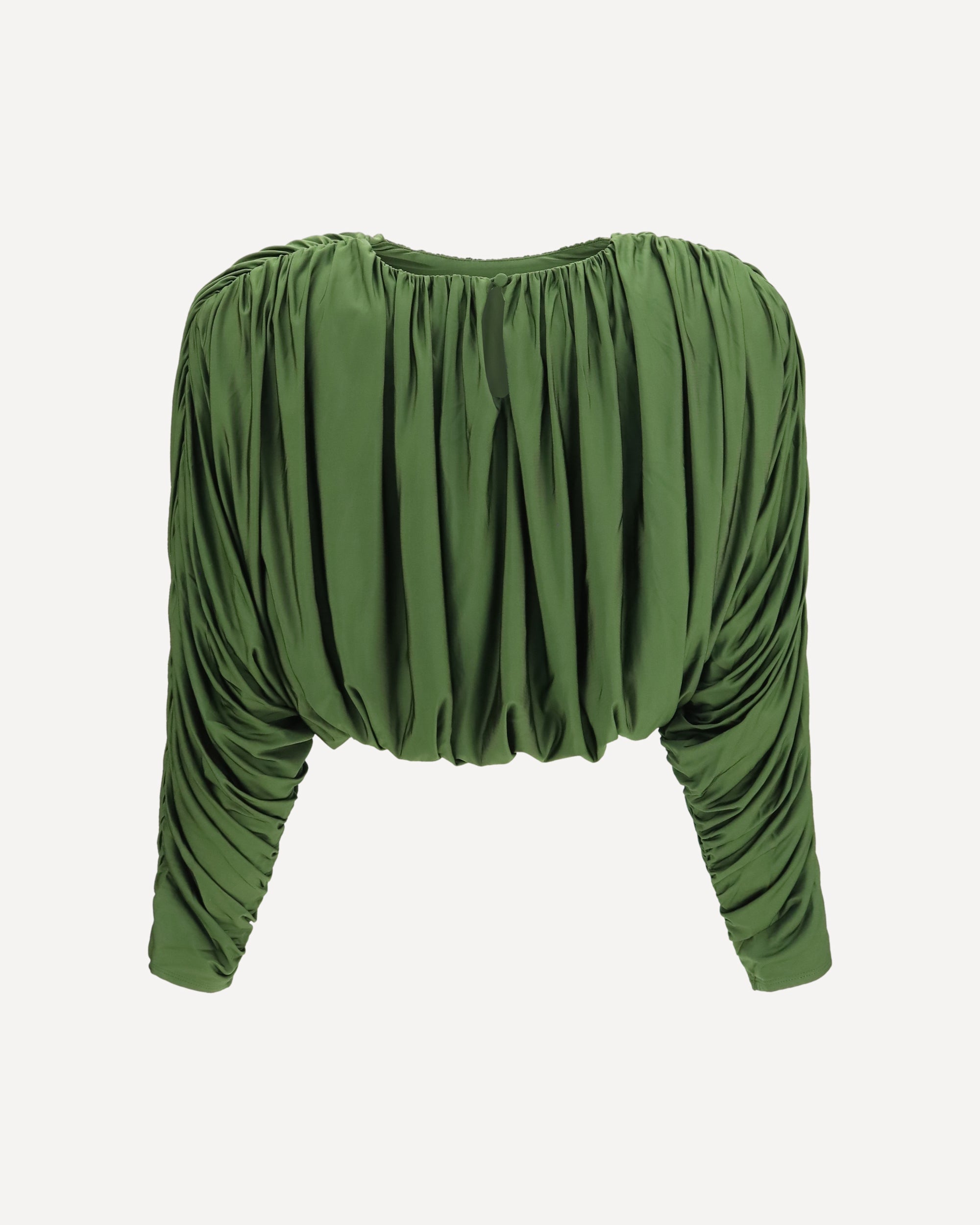 Self-Portrait Draped Jersey Top