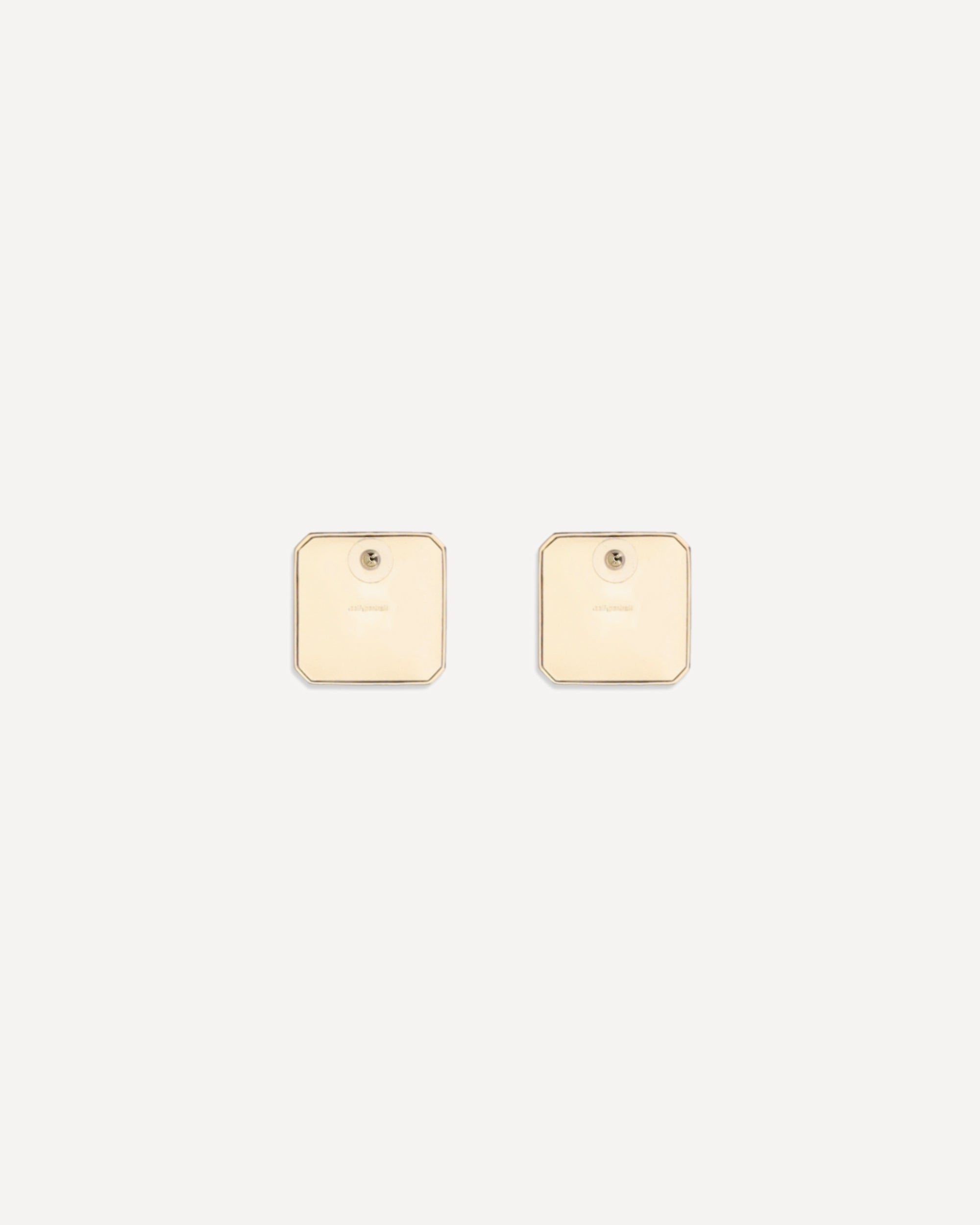 Self-Portrait Square Enamel Earrings