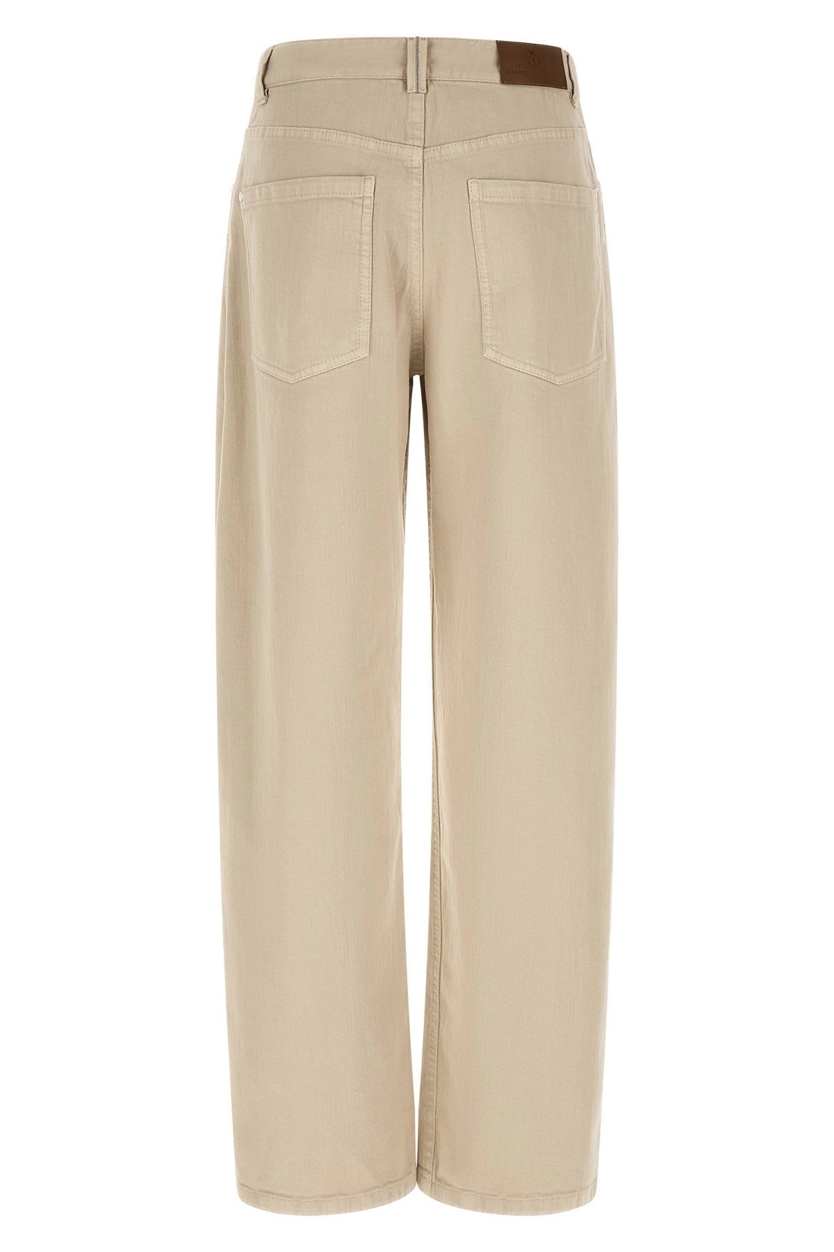 Brunello Cucinelli Wide-Leg Garment-Dyed Jeans