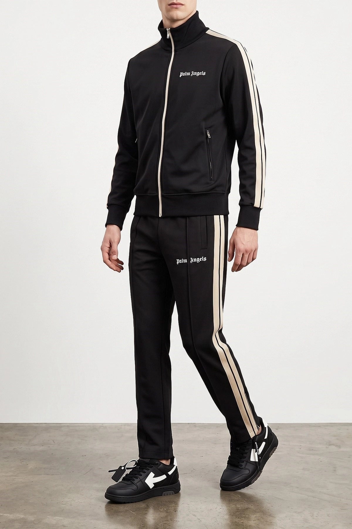 Palm Angels Classic Track Banded Sweatshirt - alternate view