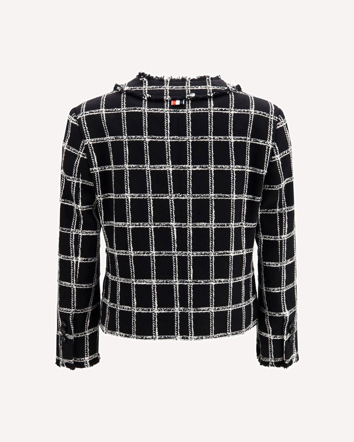 Thom Browne Checked Tweed Cardigan Jacket - alternate view