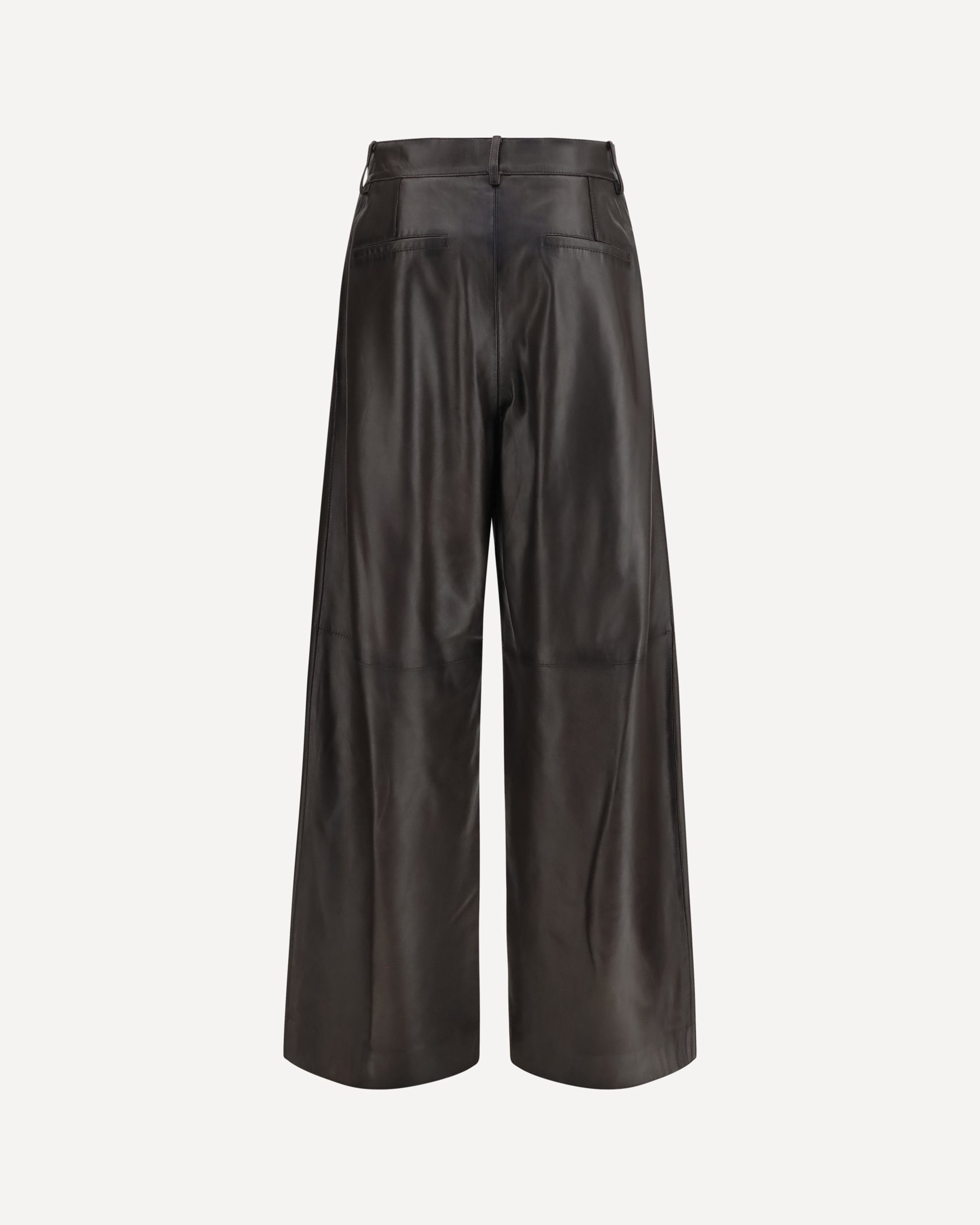 P.A.R.O.S.H. Leather Wide-Leg Pants