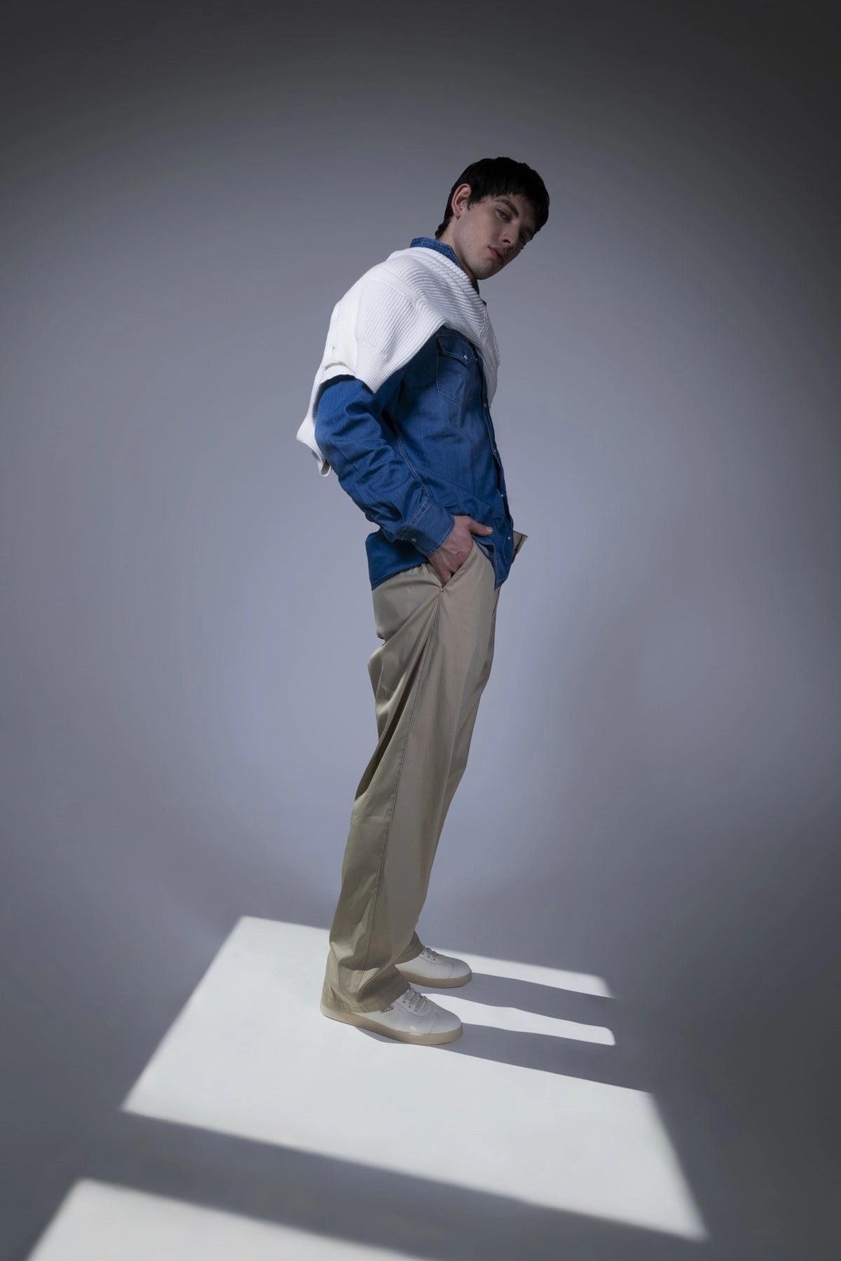 Prada Beige Poplin Pants - alternate view
