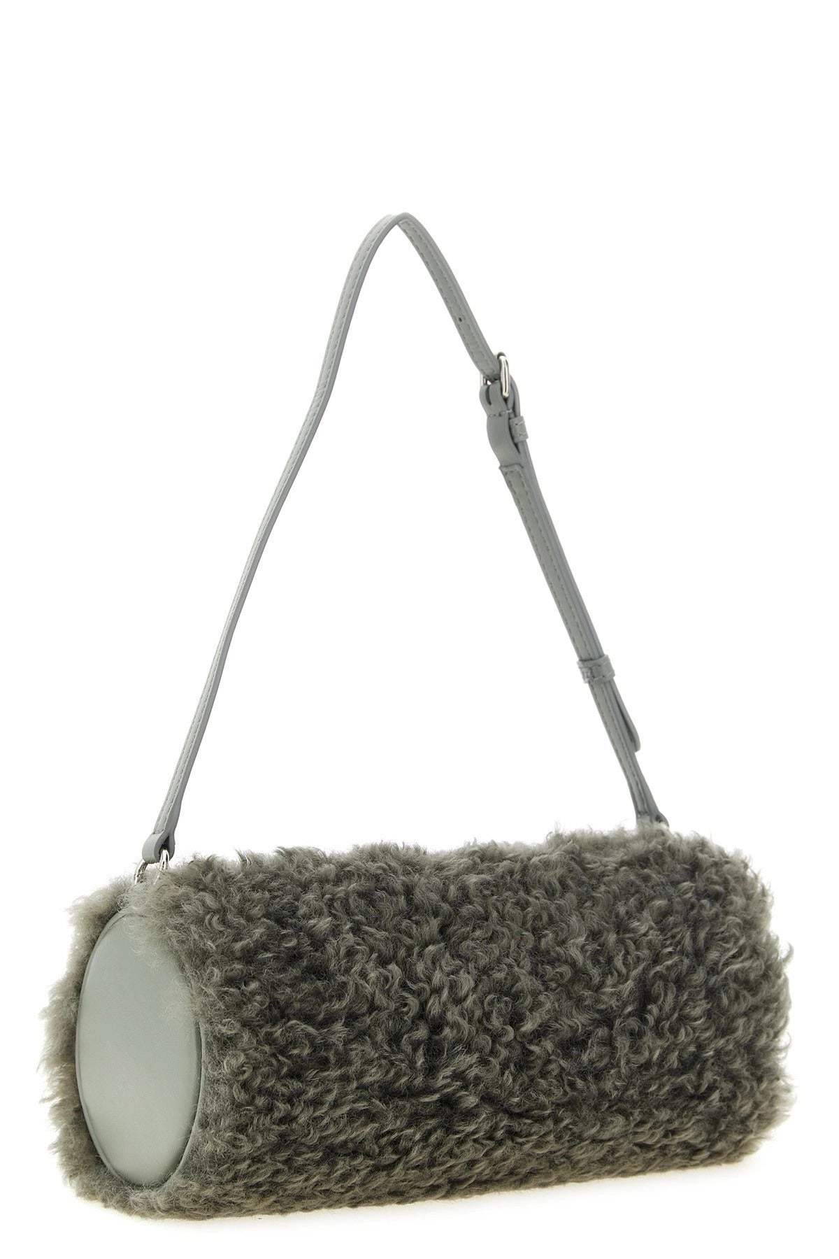 Stella McCartney Cylinder Shearling Clutch - alternate view