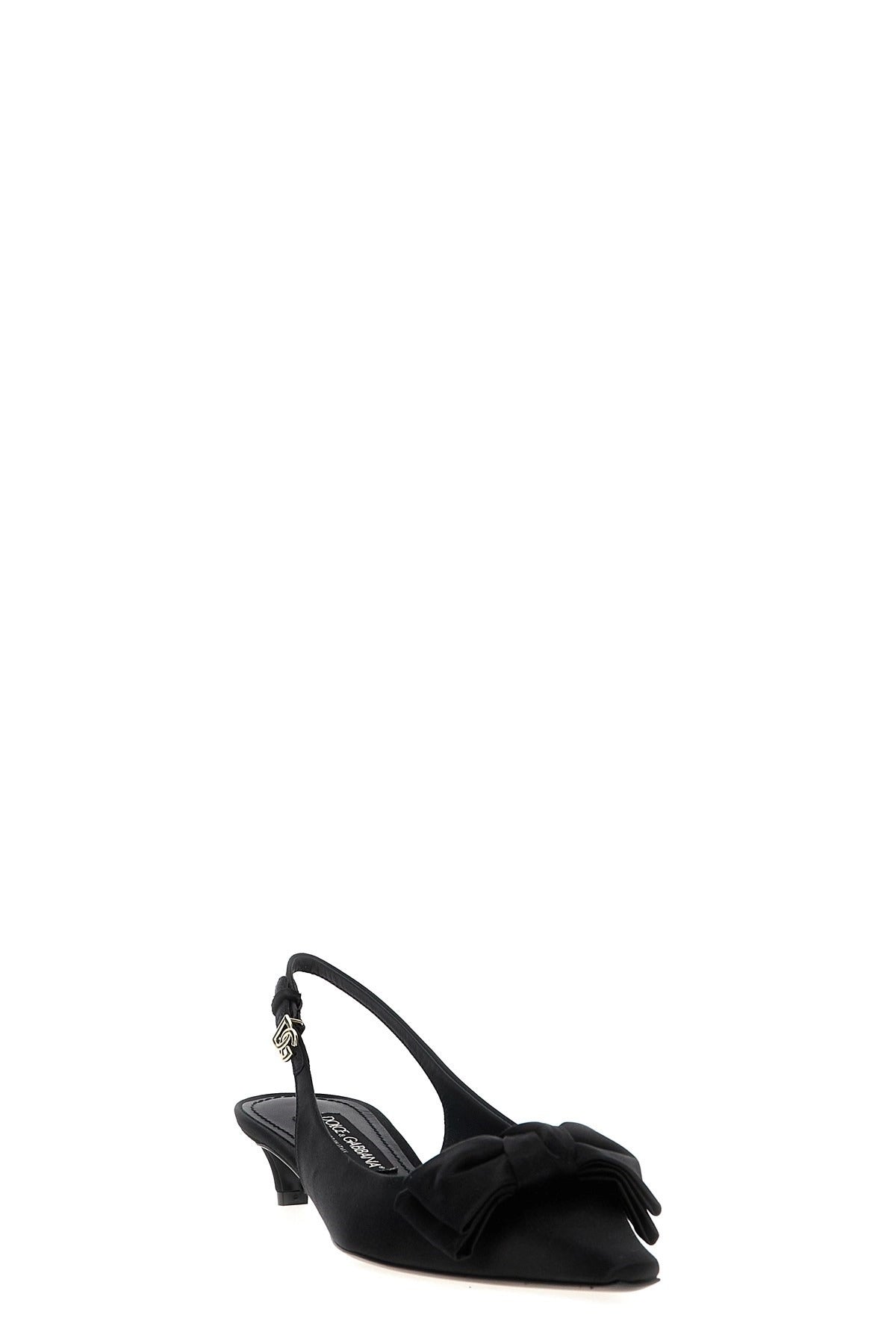 Dolce & Gabbana Mun Satin Slingback - alternate view