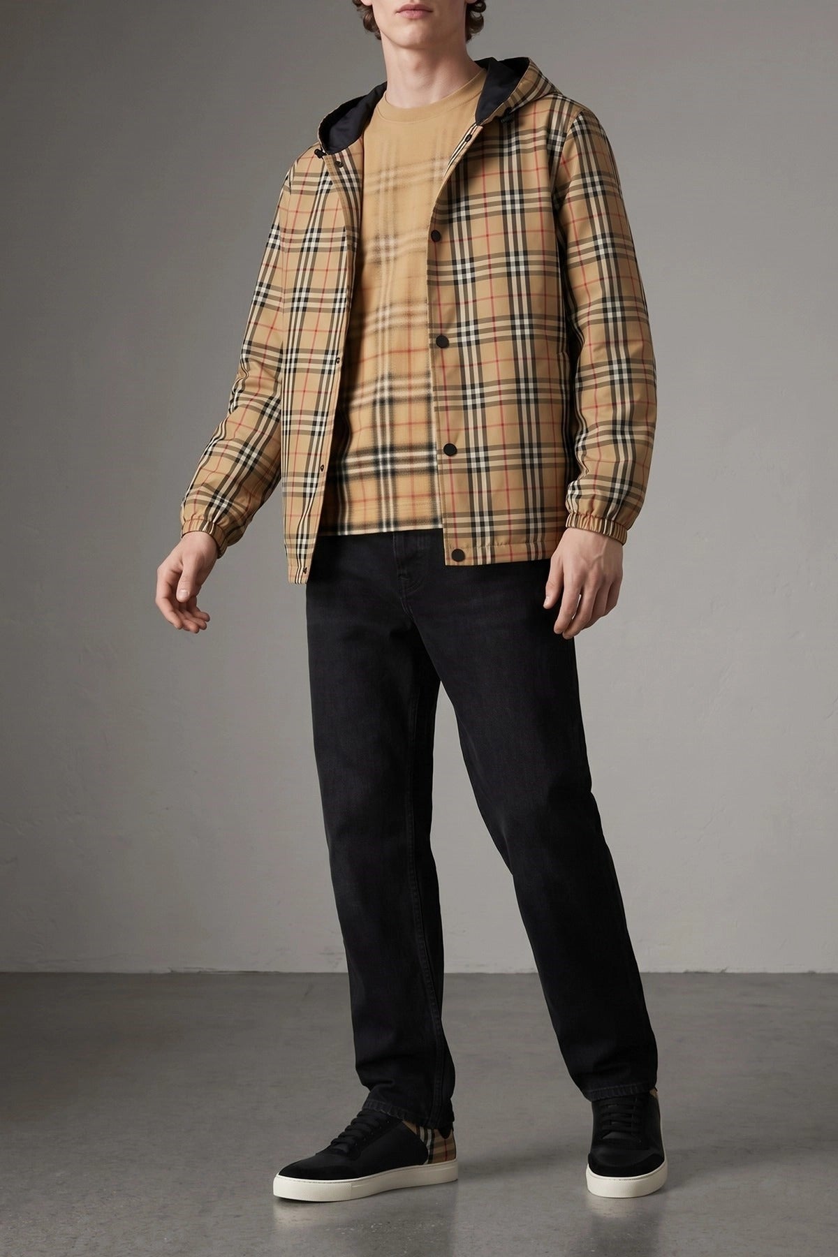 Burberry Check Insert Sneakers - alternate view