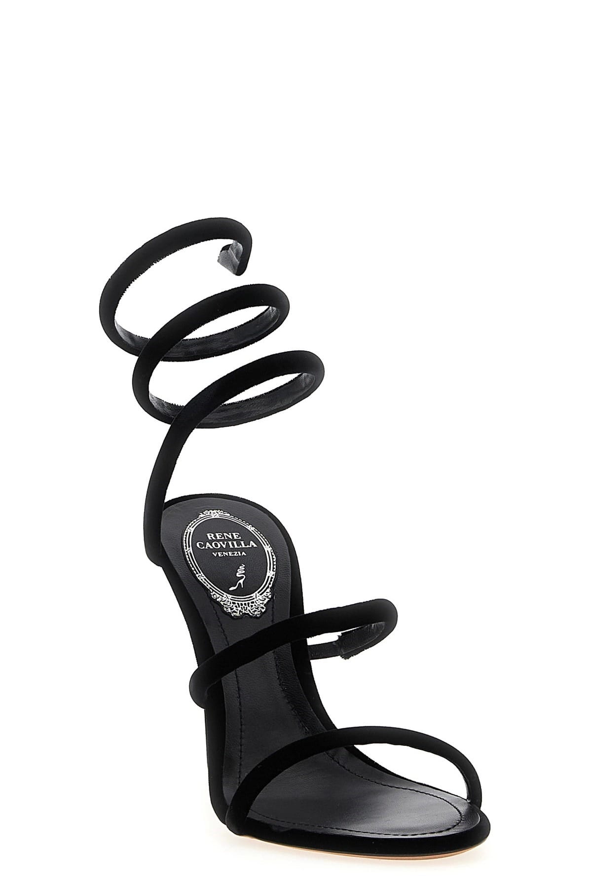 RENE CAOVILLA Cleo Velvet Sandals - alternate view