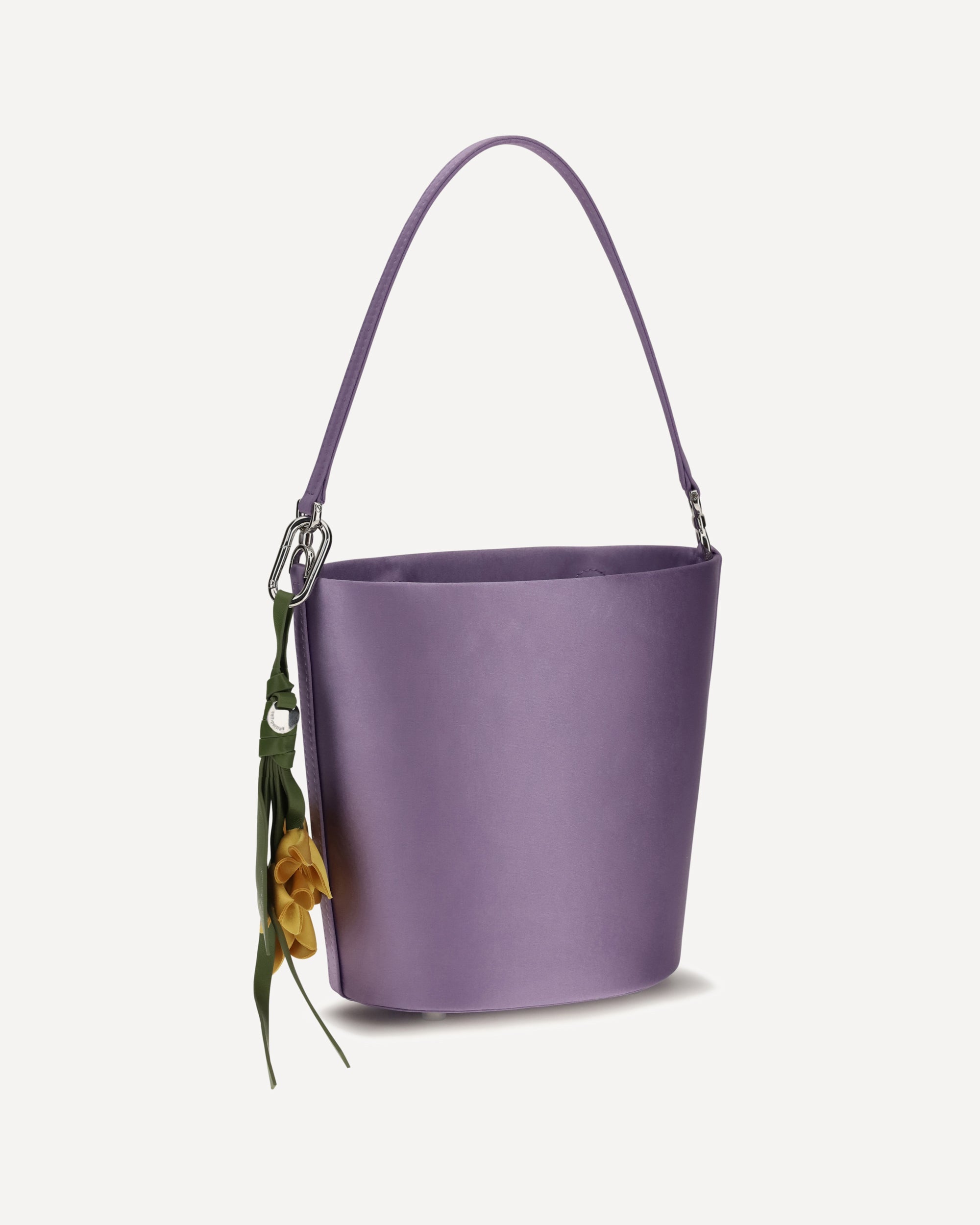 Self-Portrait Satin Bucket Bag - alternate view