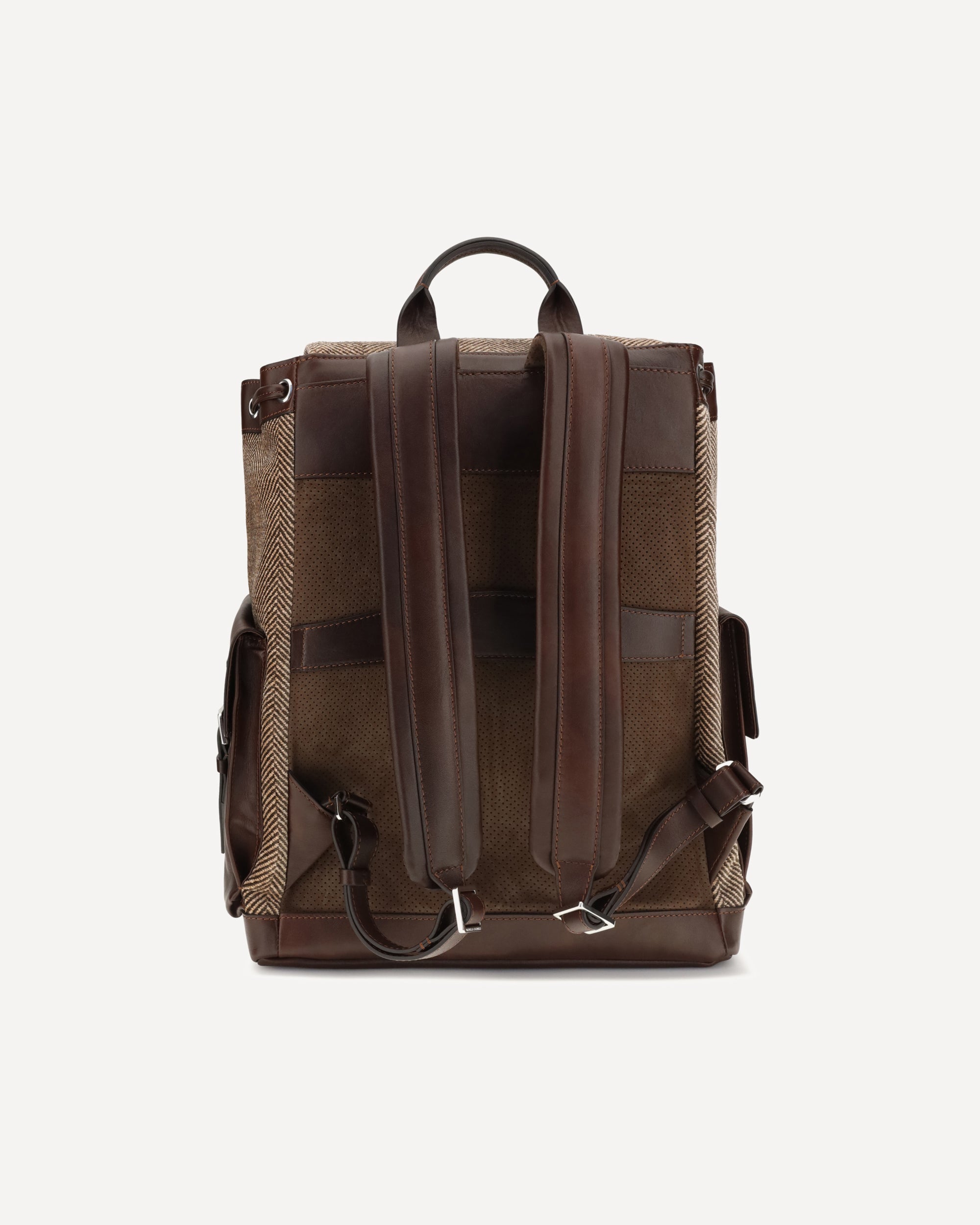 Brunello Cucinelli Herringbone Pattern Backpack - alternate view