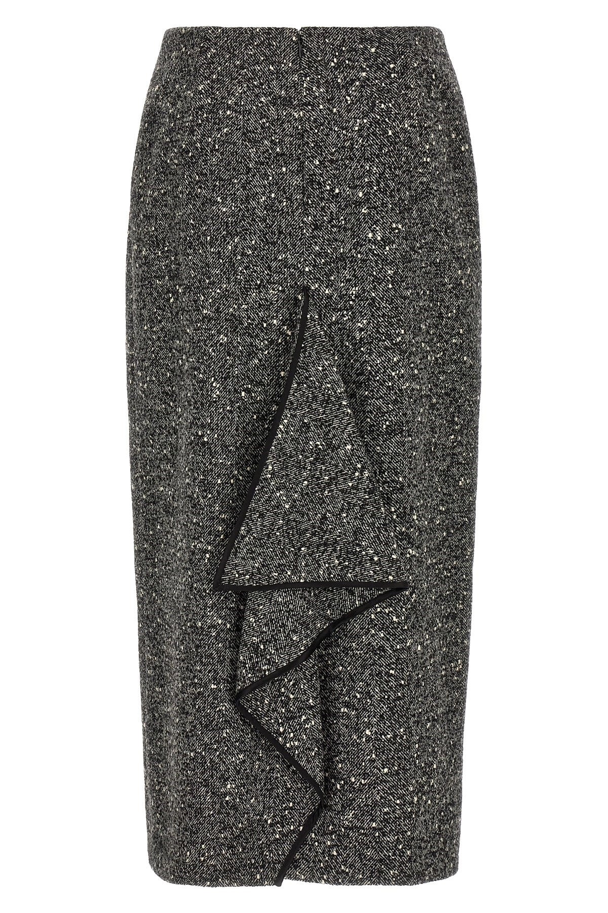 Valentino Garavani Chevron Bouclé Skirt