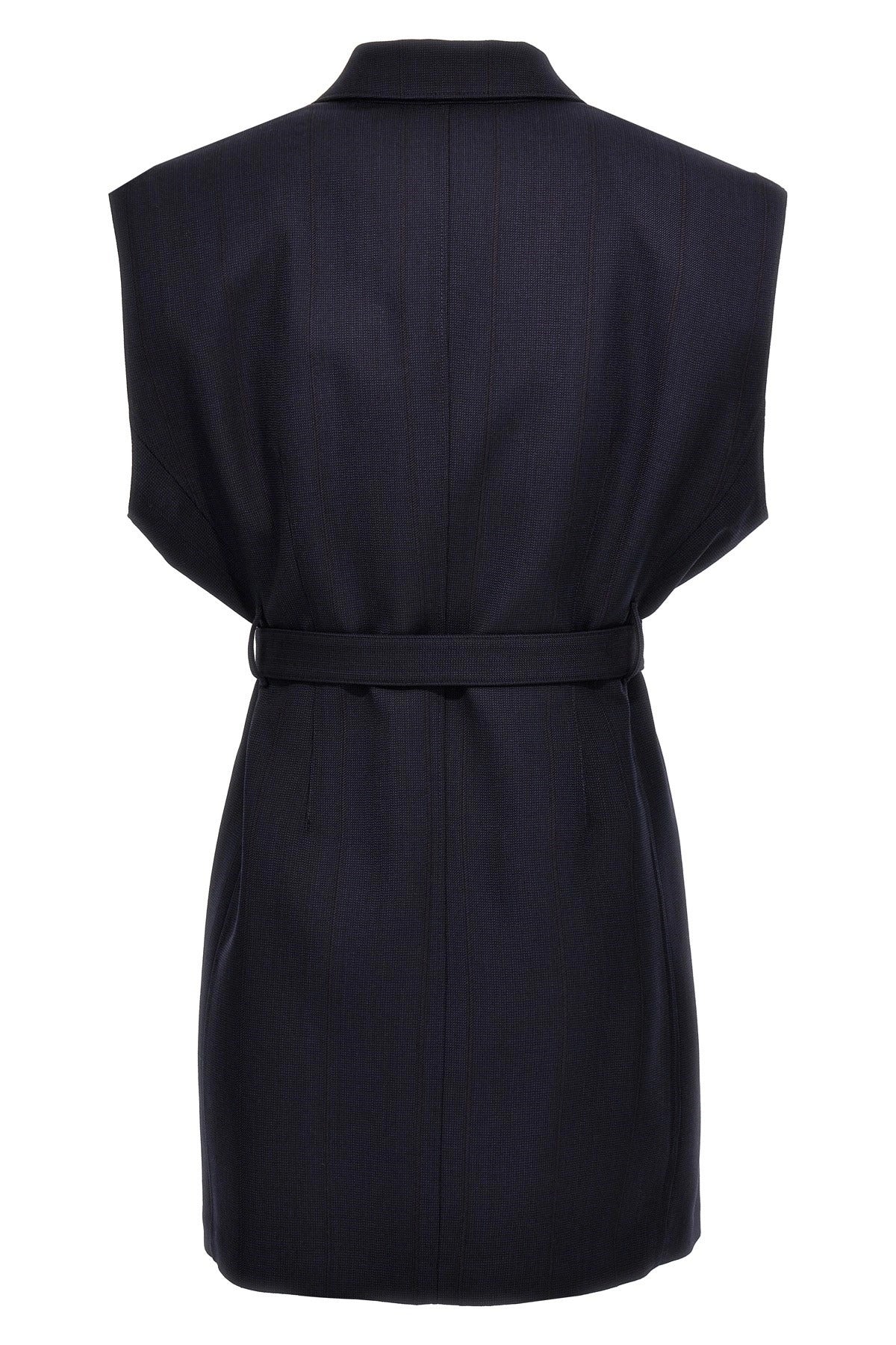 Prada Belted Wool Vest - alternate view