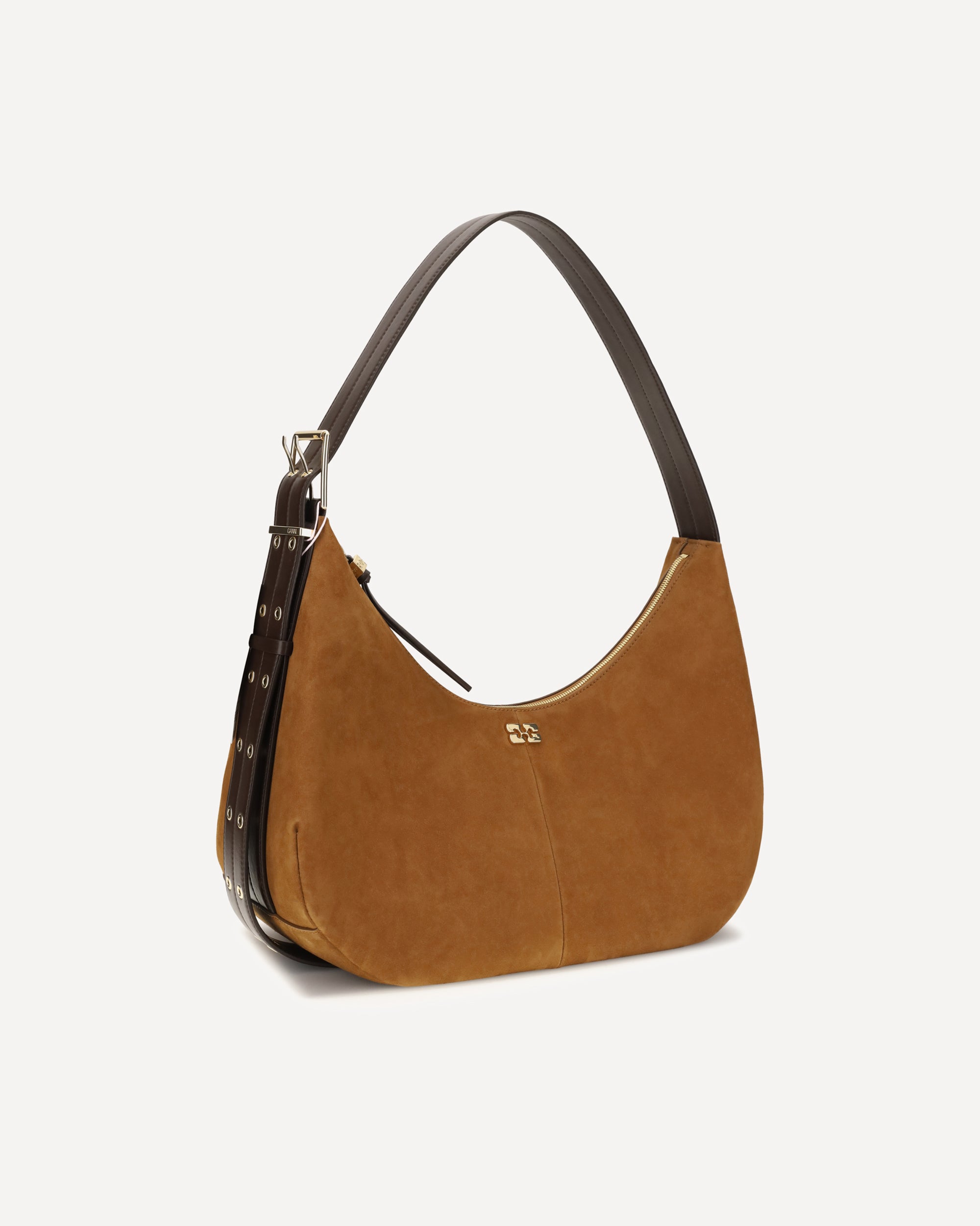 Ganni Suede Vegan Shoulder Bag - alternate view