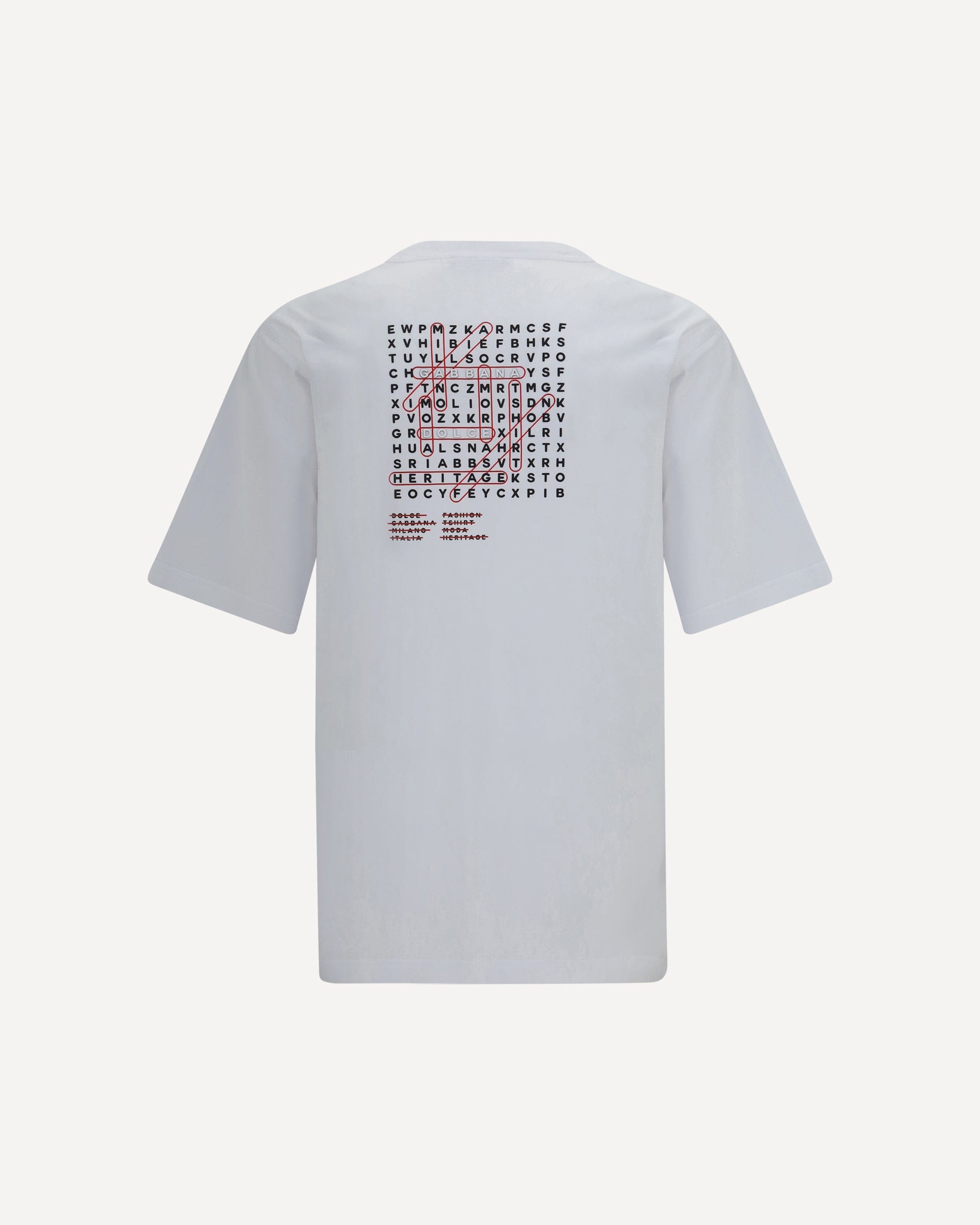 Dolce & Gabbana Cotton T-Shirt With Back Print - alternate view