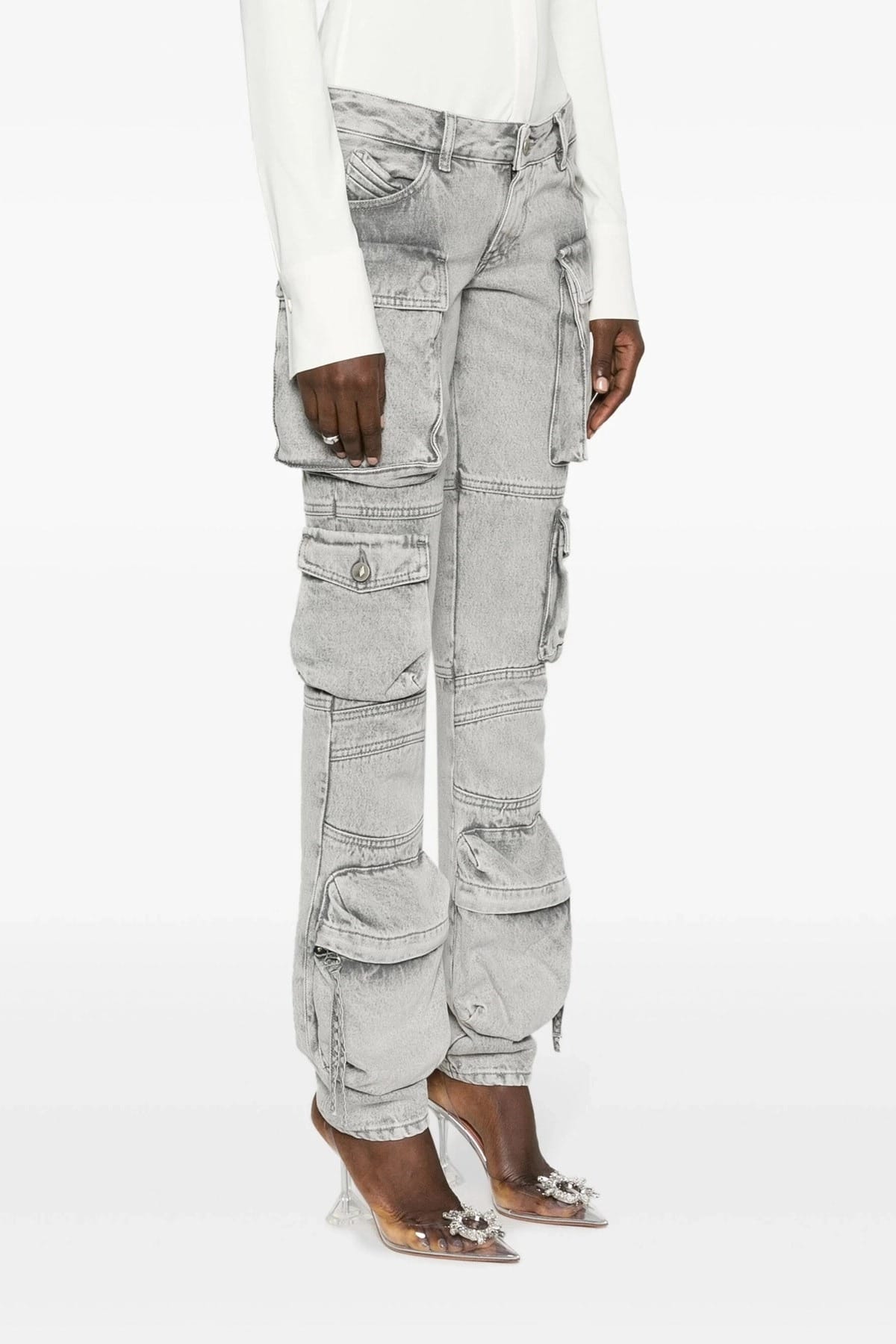 The Attico Gray Essie Jeans - alternate view