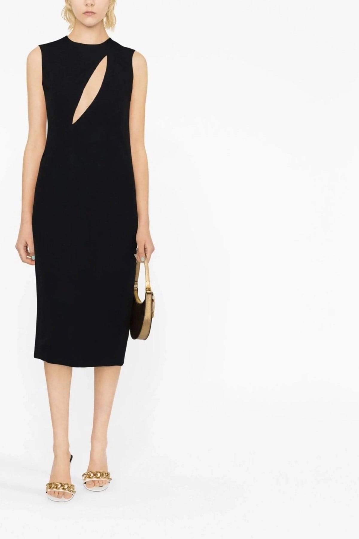 Versace Cut Out Midi Dress - alternate view