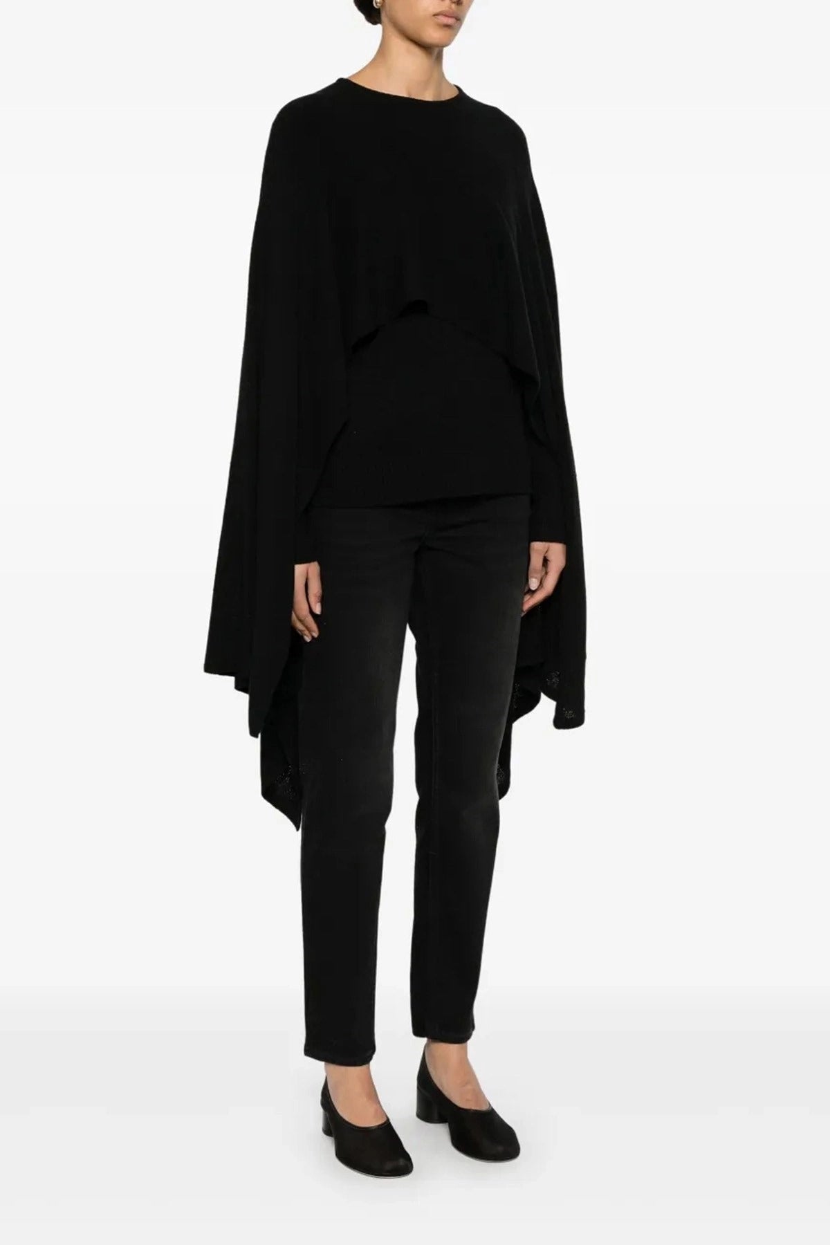 TOTEME Cape Knitted Silk Sweater - alternate view