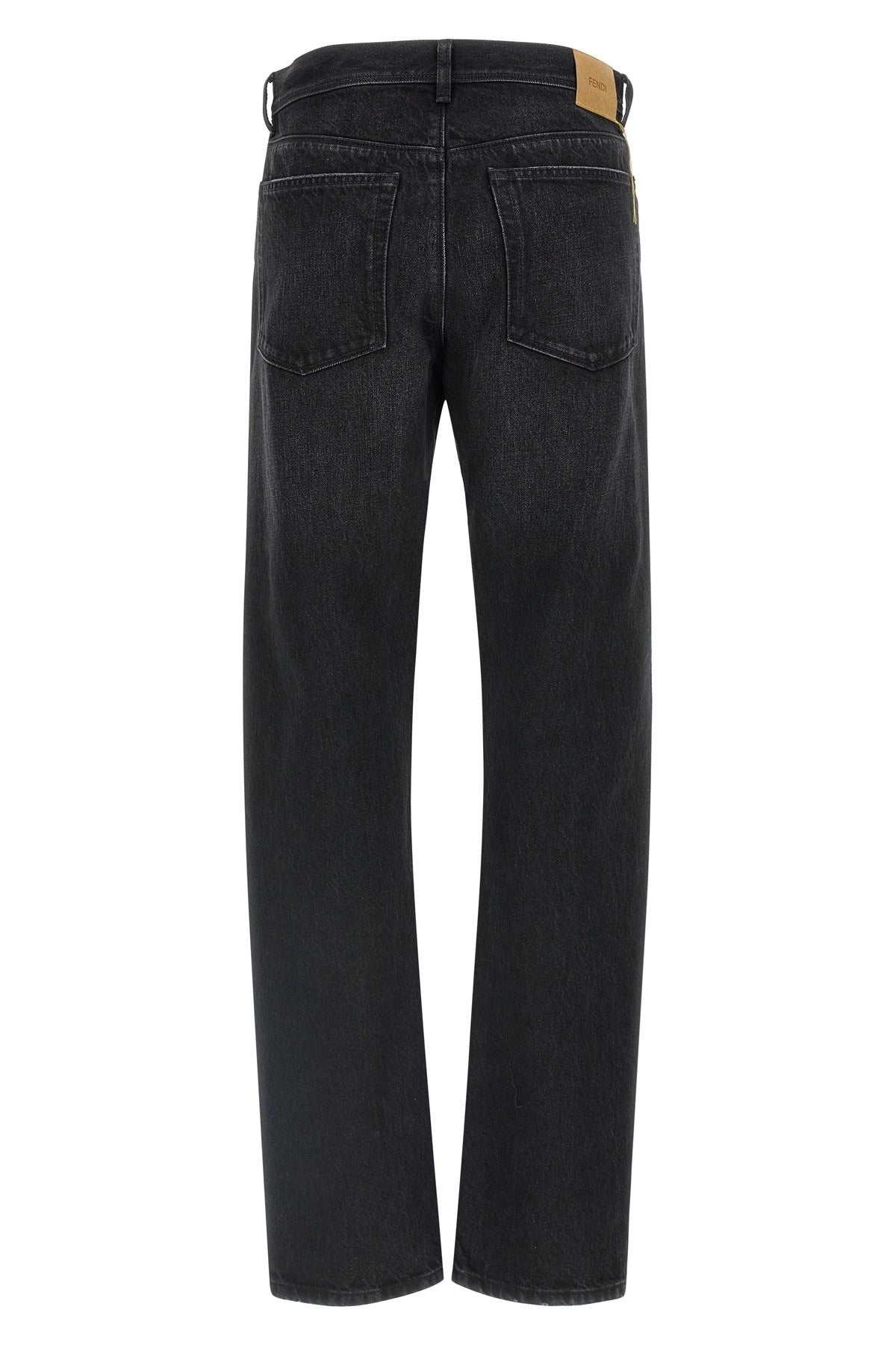 Fendi Yellow Stitching Jeans - alternate view