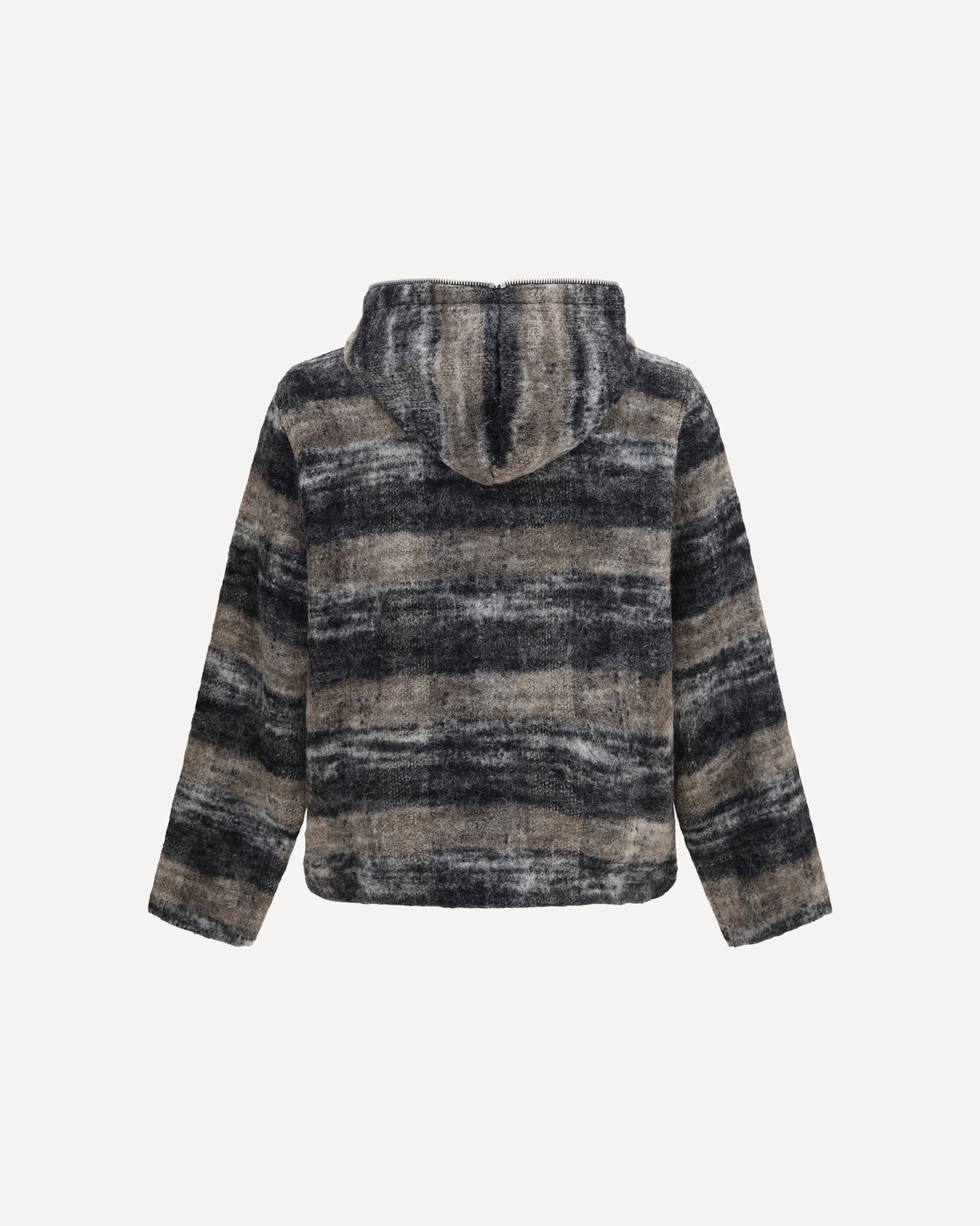 Our Legacy Hooded Checked Knit Sweatshirt - alternate view