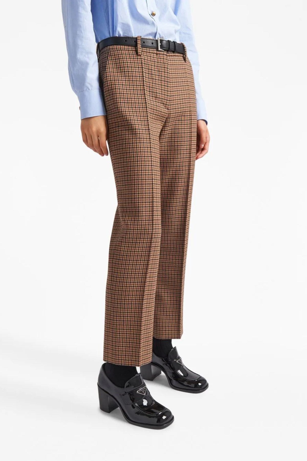 Prada Houndstooth Wool Pants - alternate view
