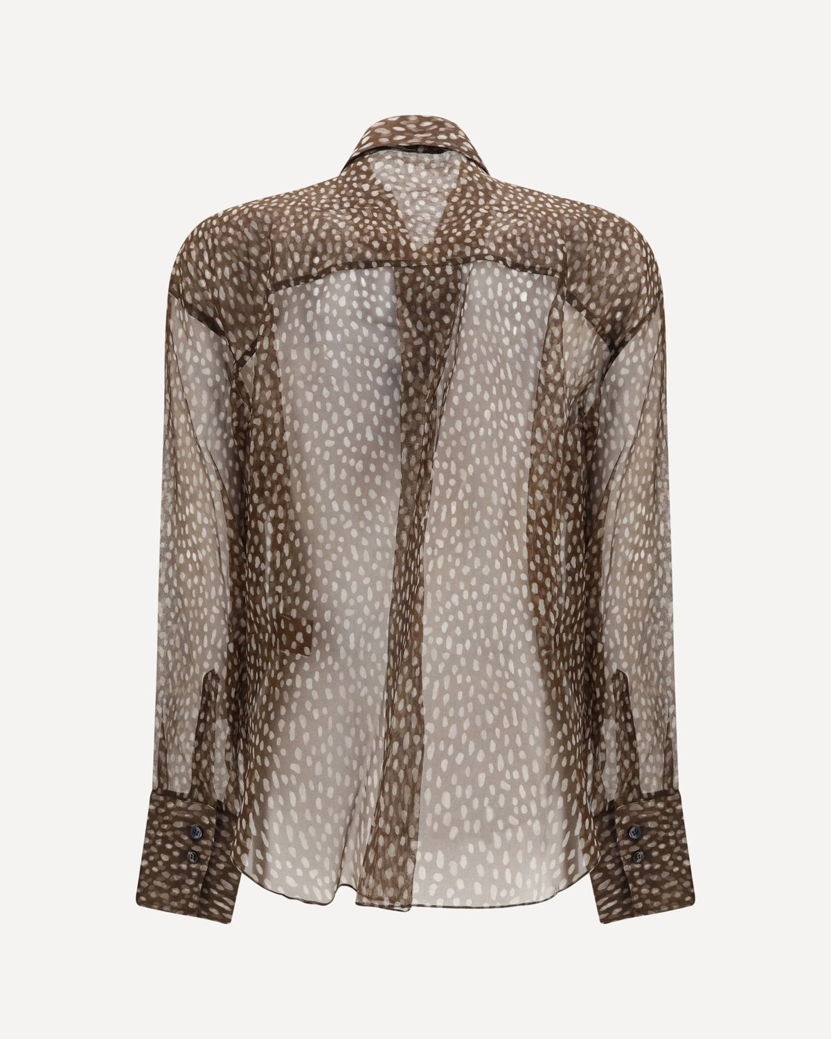 Brunello Cucinelli Dapple Silk Organza Shirt - alternate view