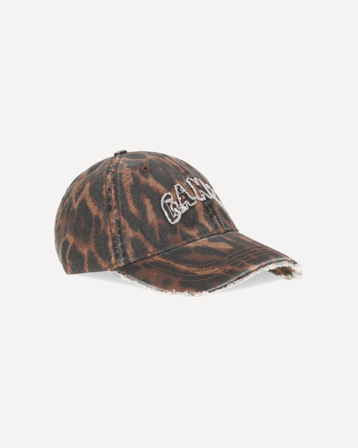 Ganni Ocelot Leopard Cap - alternate view