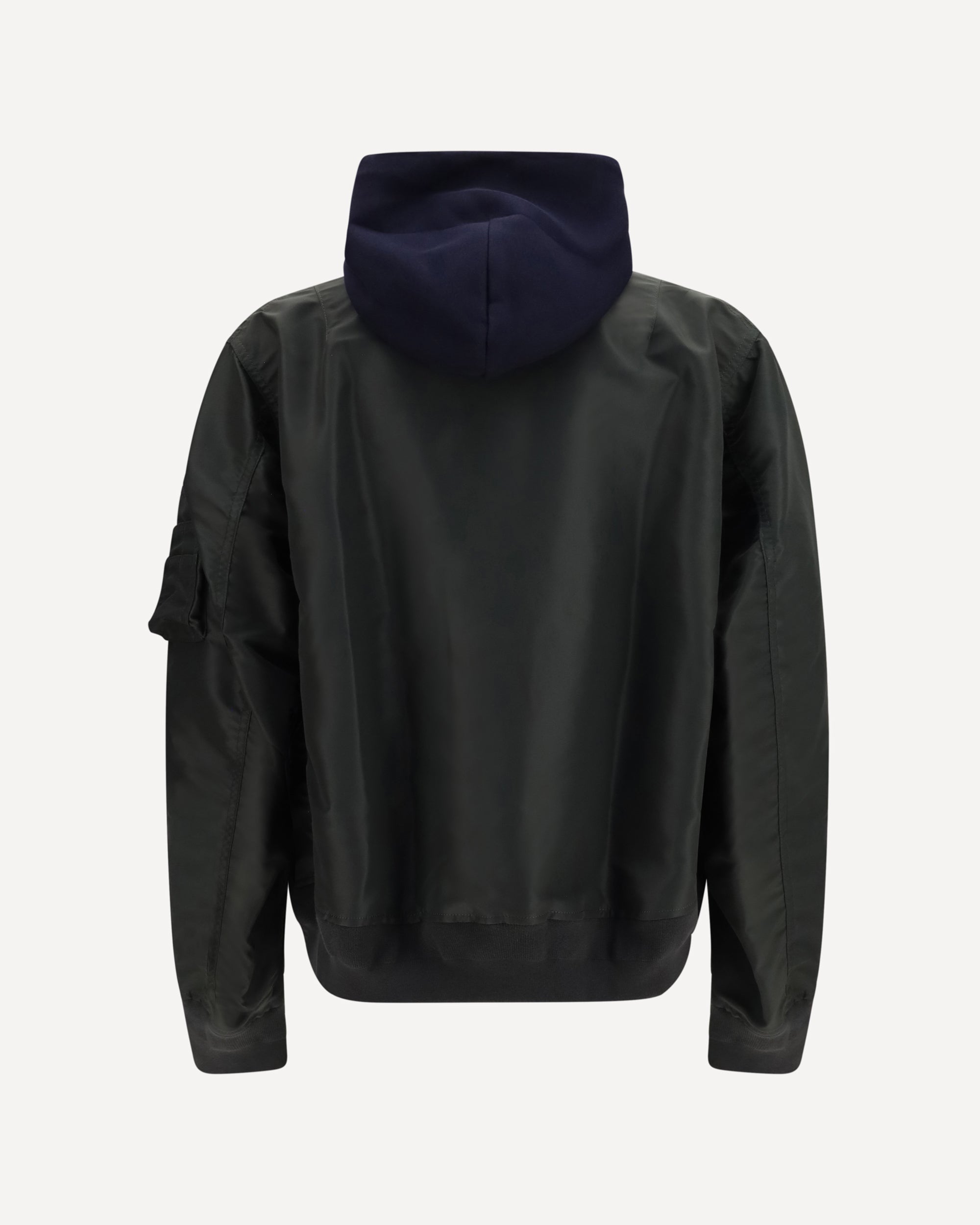 Sacai Cotton Blend Twill Hoodie - alternate view