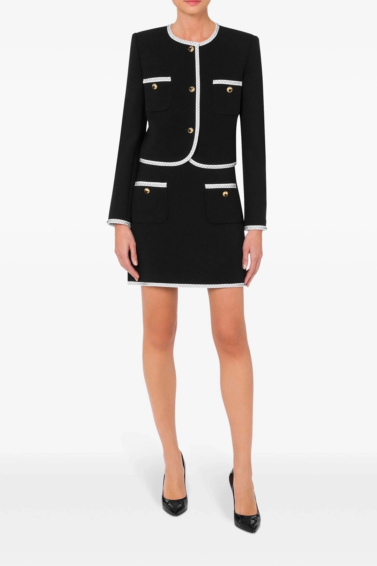 Moschino Short Crepe Jacket - alternate view