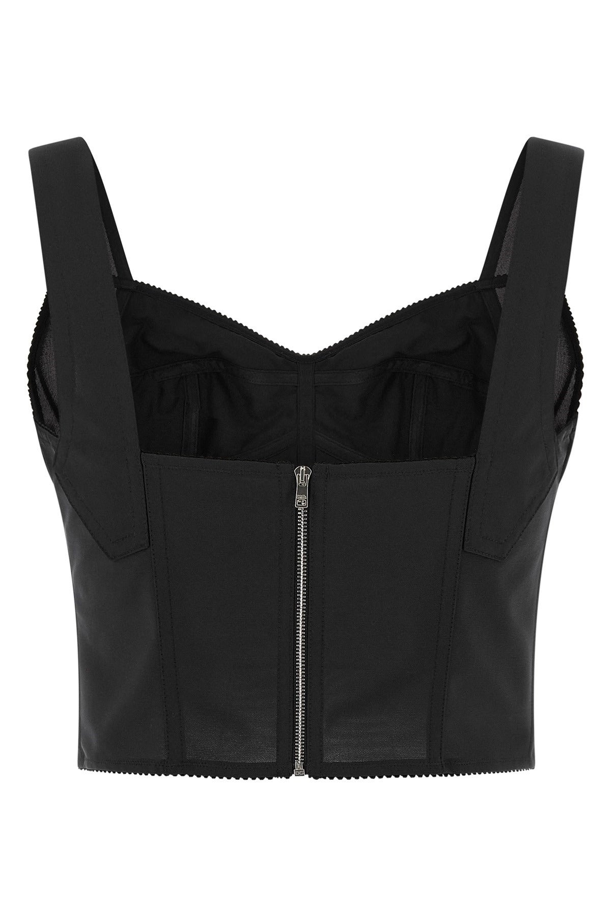 Dolce & Gabbana Satin Bustier Top - alternate view