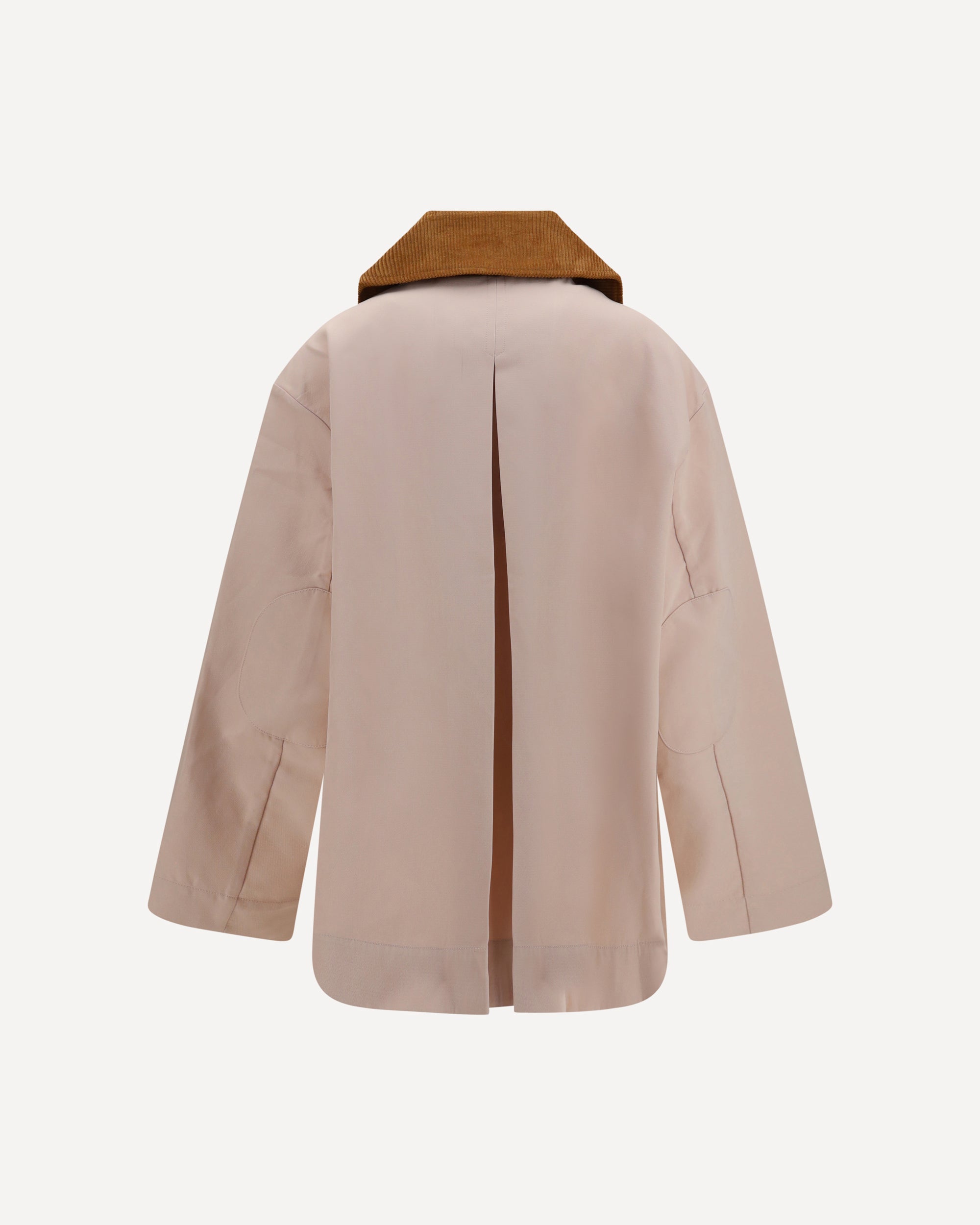 Ganni Twill Jacket With Suede Details - alternate view