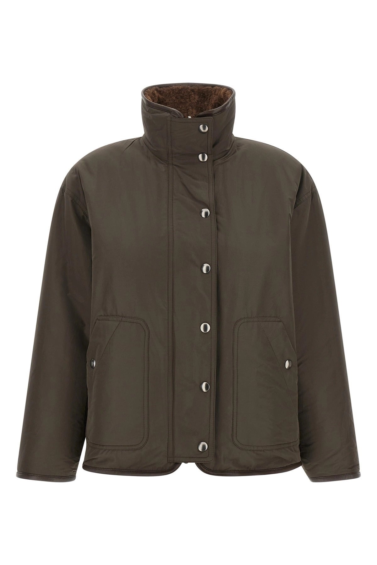 Brunello Cucinelli Fuzzy Reversible Shearling Jacket