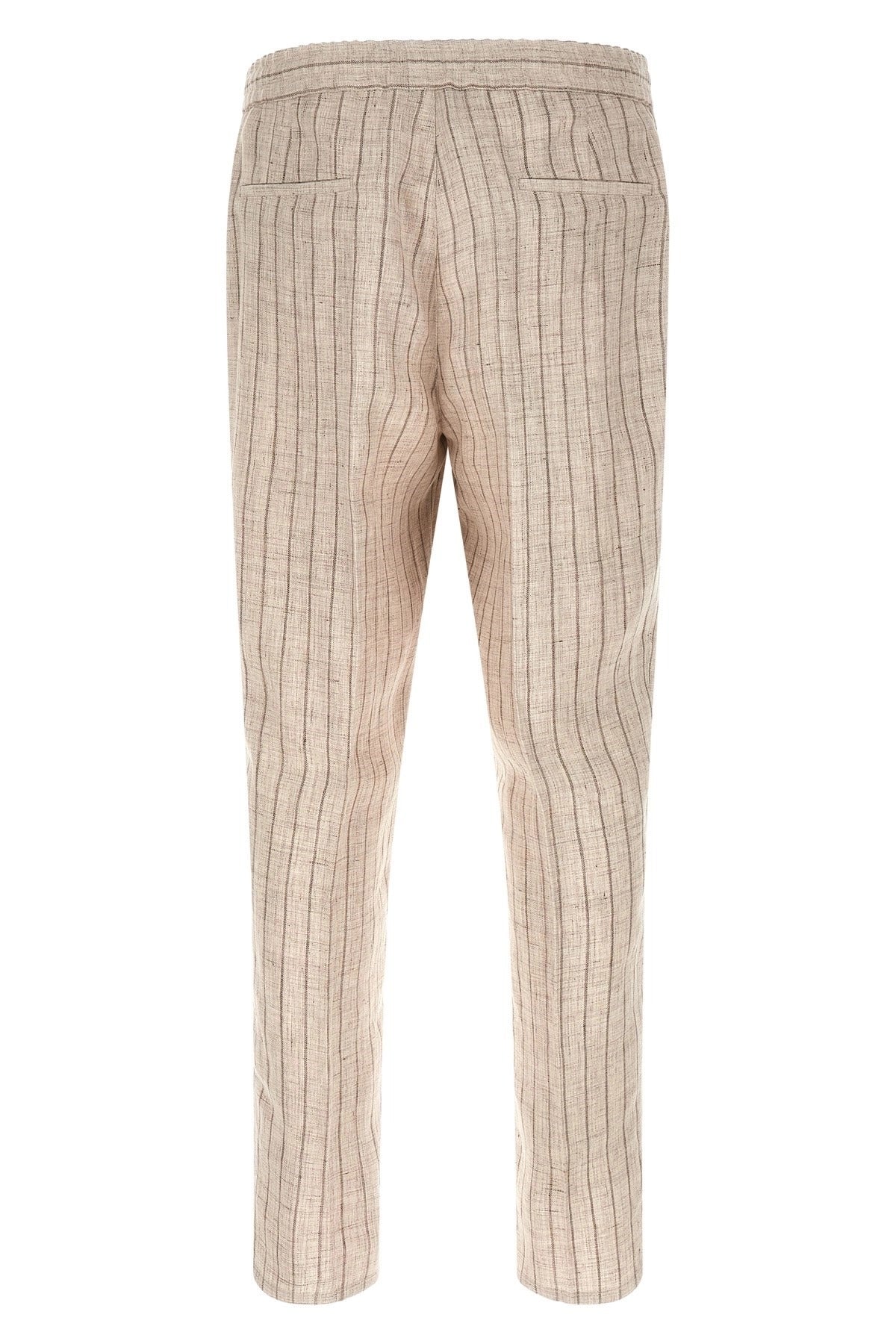 Brunello Cucinelli Striped Linen Trousers - alternate view