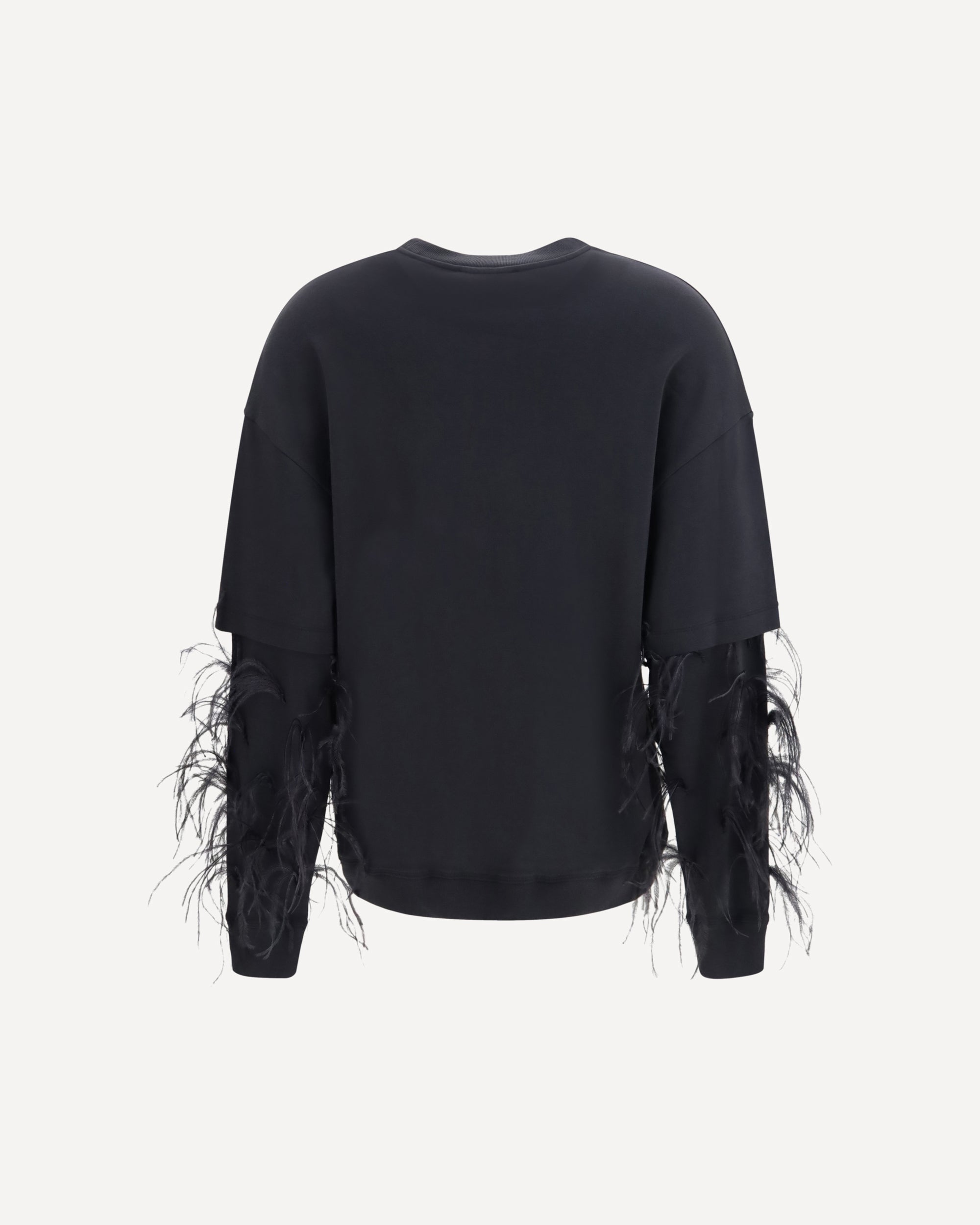 Darkpark Troy Double-Sleeve Feather Top - alternate view