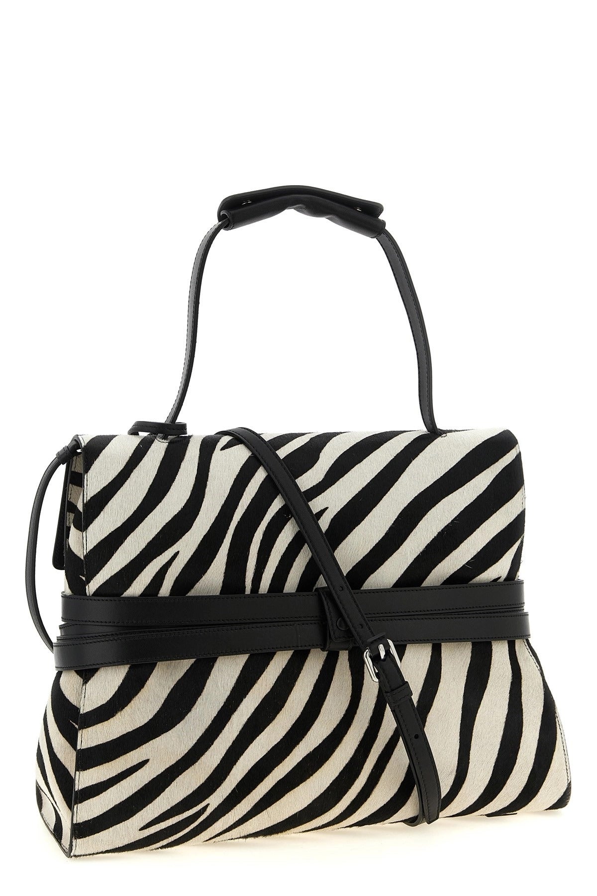 Moschino Tie Me Zebra Handbag - alternate view