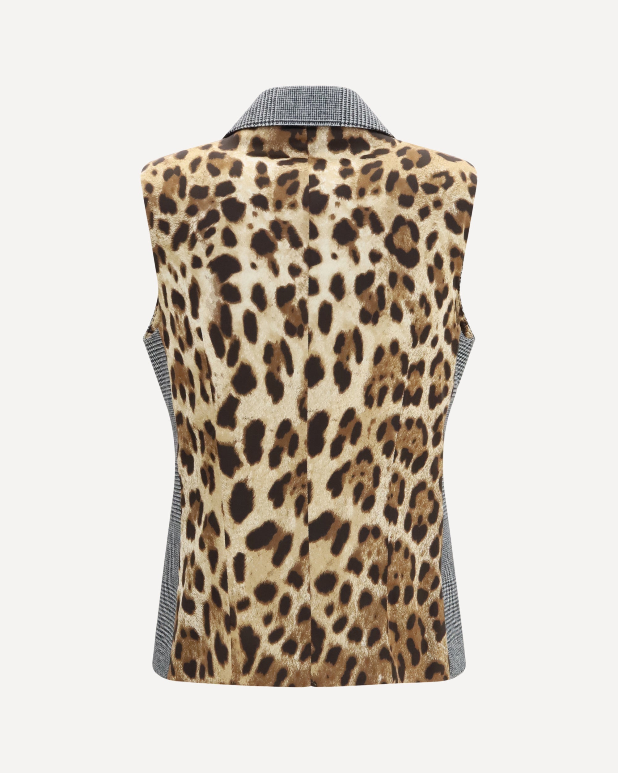 Dolce & Gabbana Prince Of Wales Double Breasted Vest