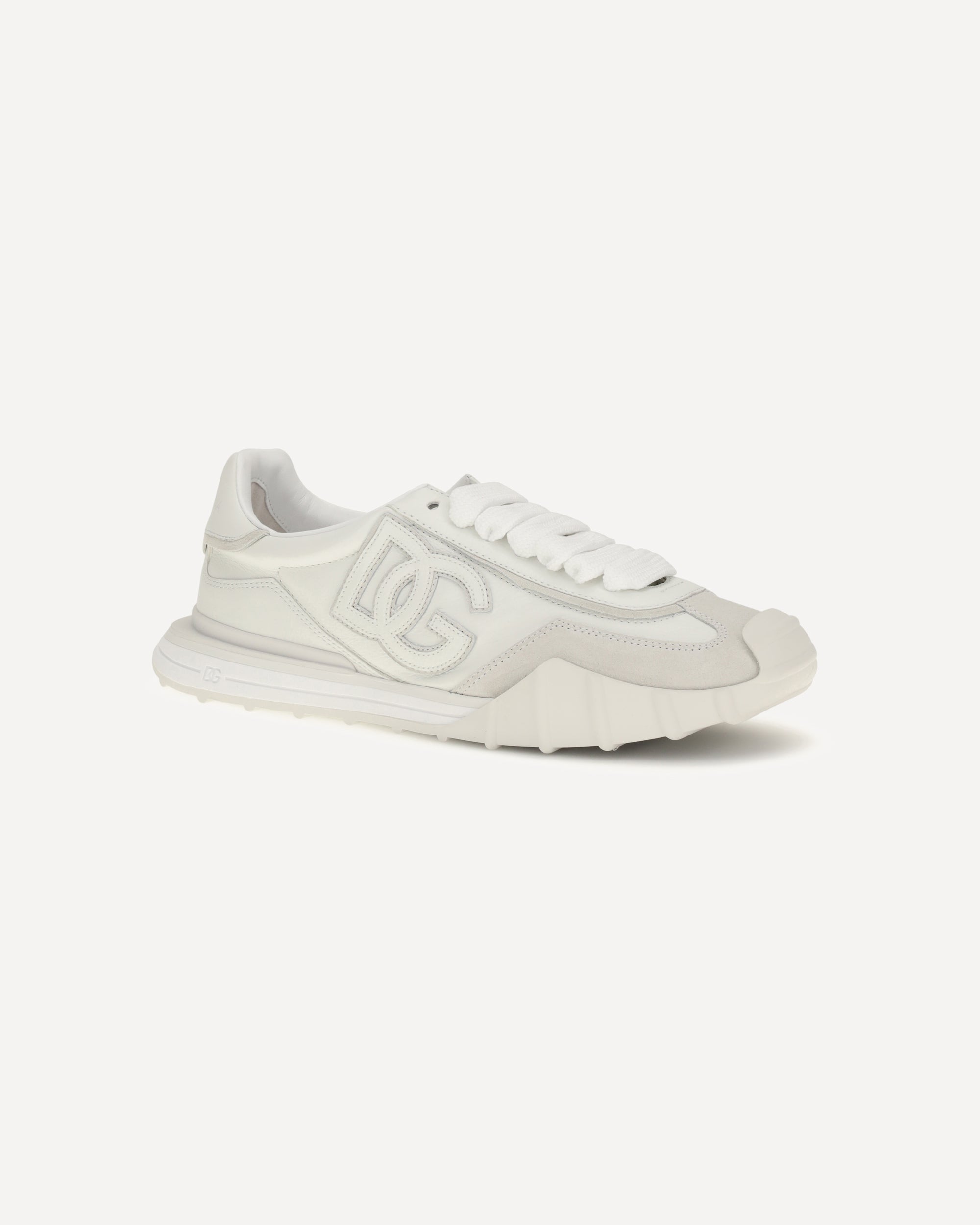 Dolce & Gabbana Athletic Fabric And Leather Sneakers
