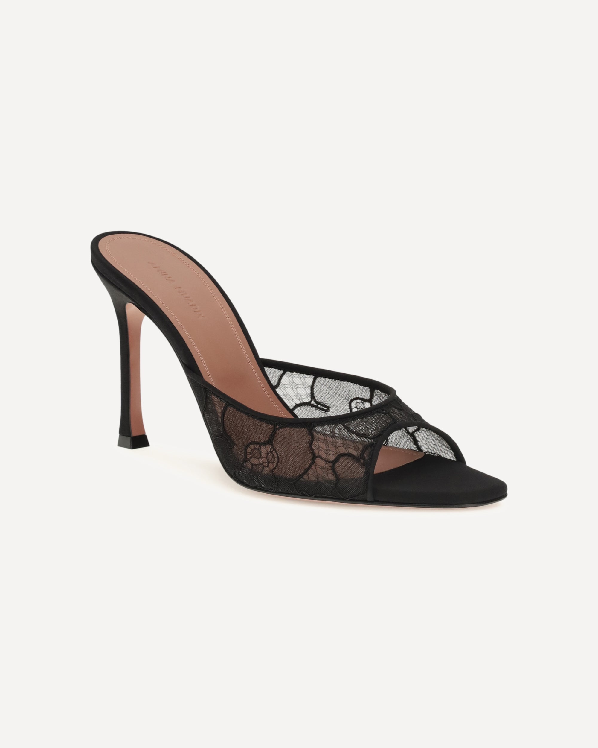 Amina Muaddi Alexa Lace Sandals - alternate view