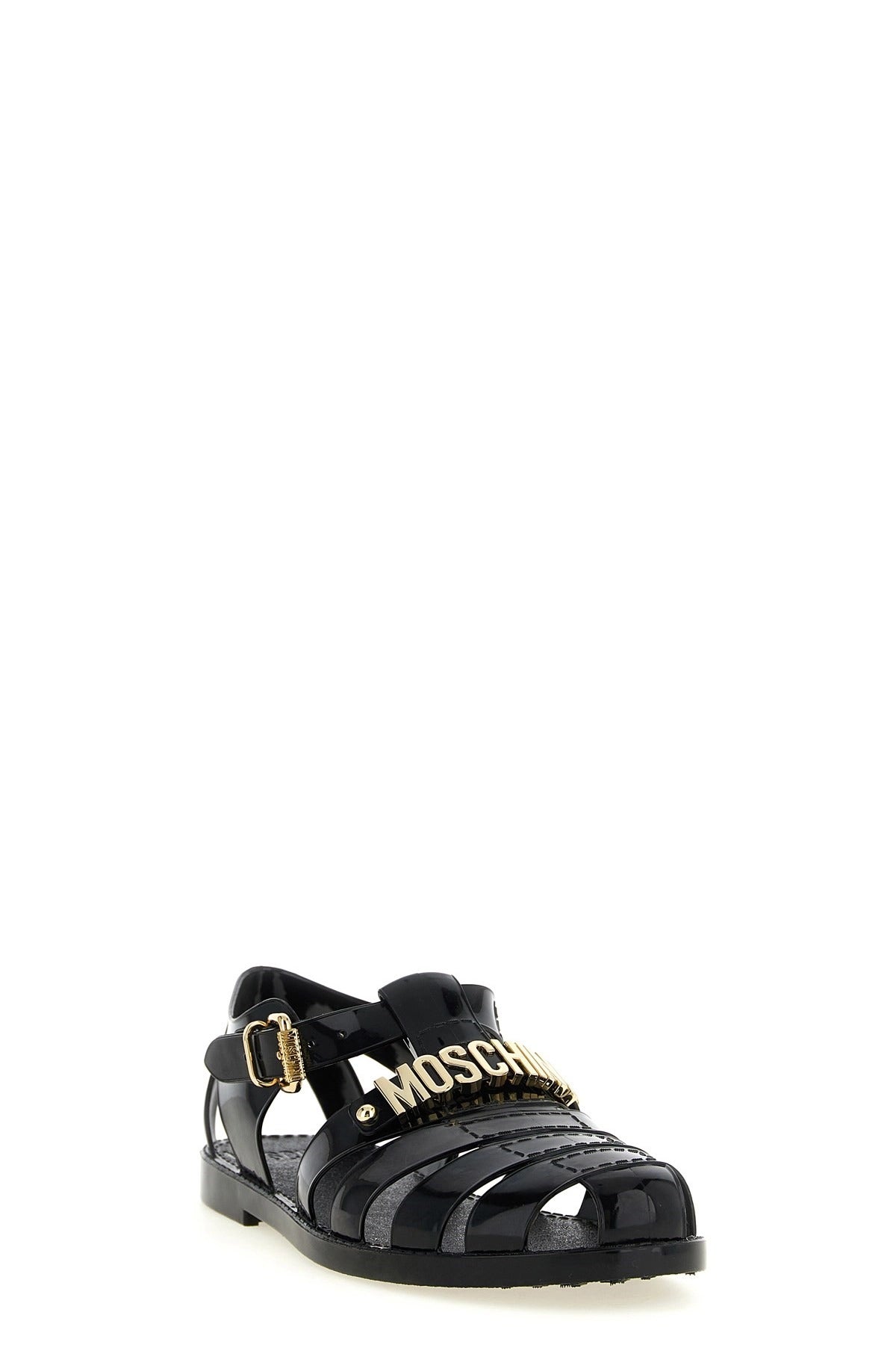 Moschino Fisherman Sandals With Lettering Logo - alternate view