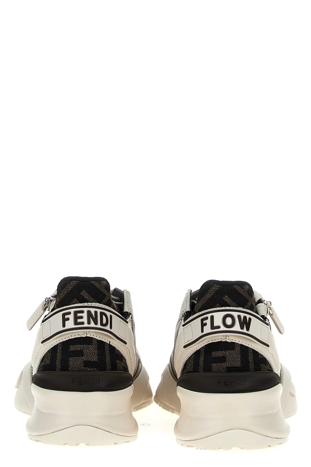 Fendi Flow Leather Sneakers - alternate view