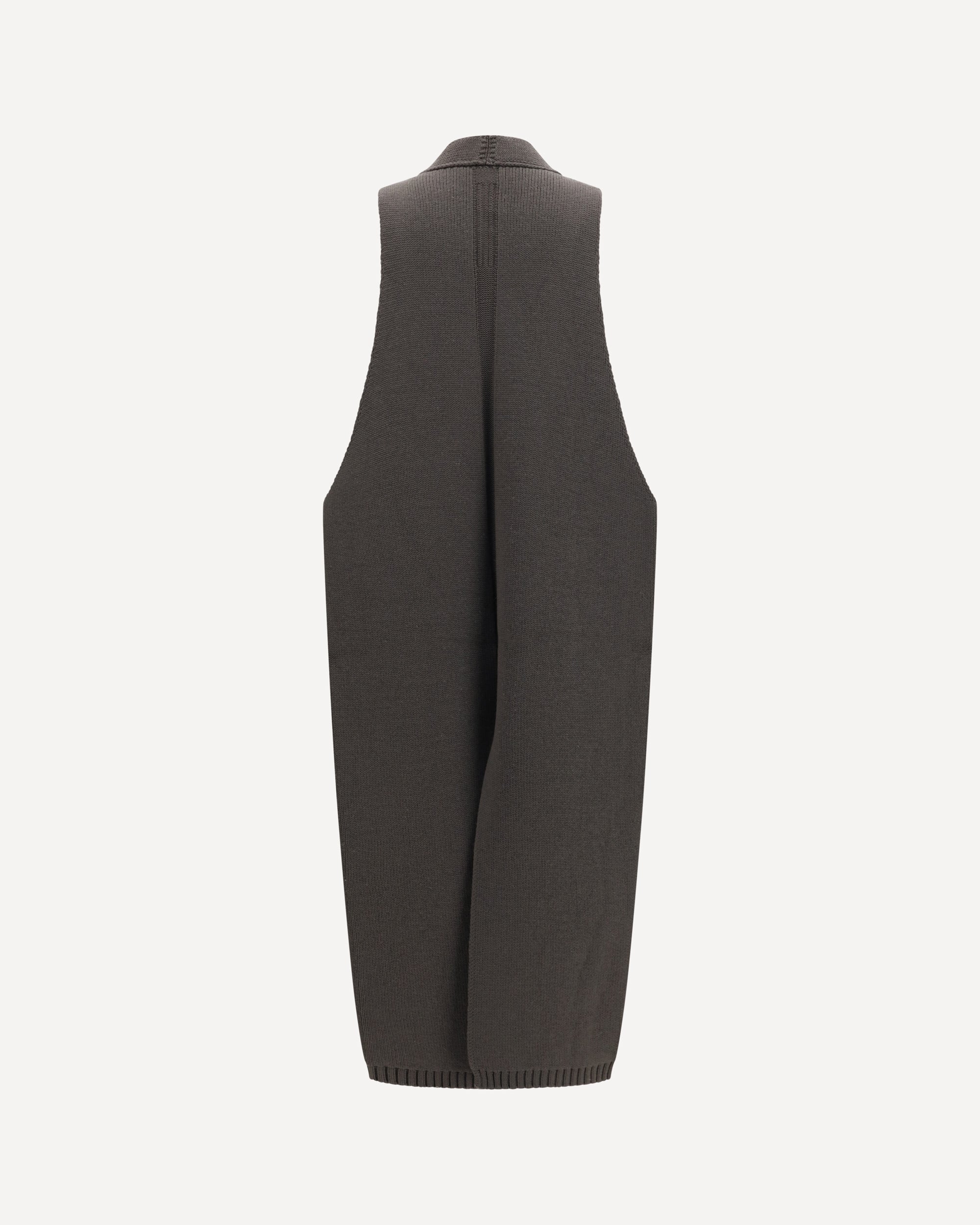 Rick Owens Long Wool Shearling Vest - alternate view