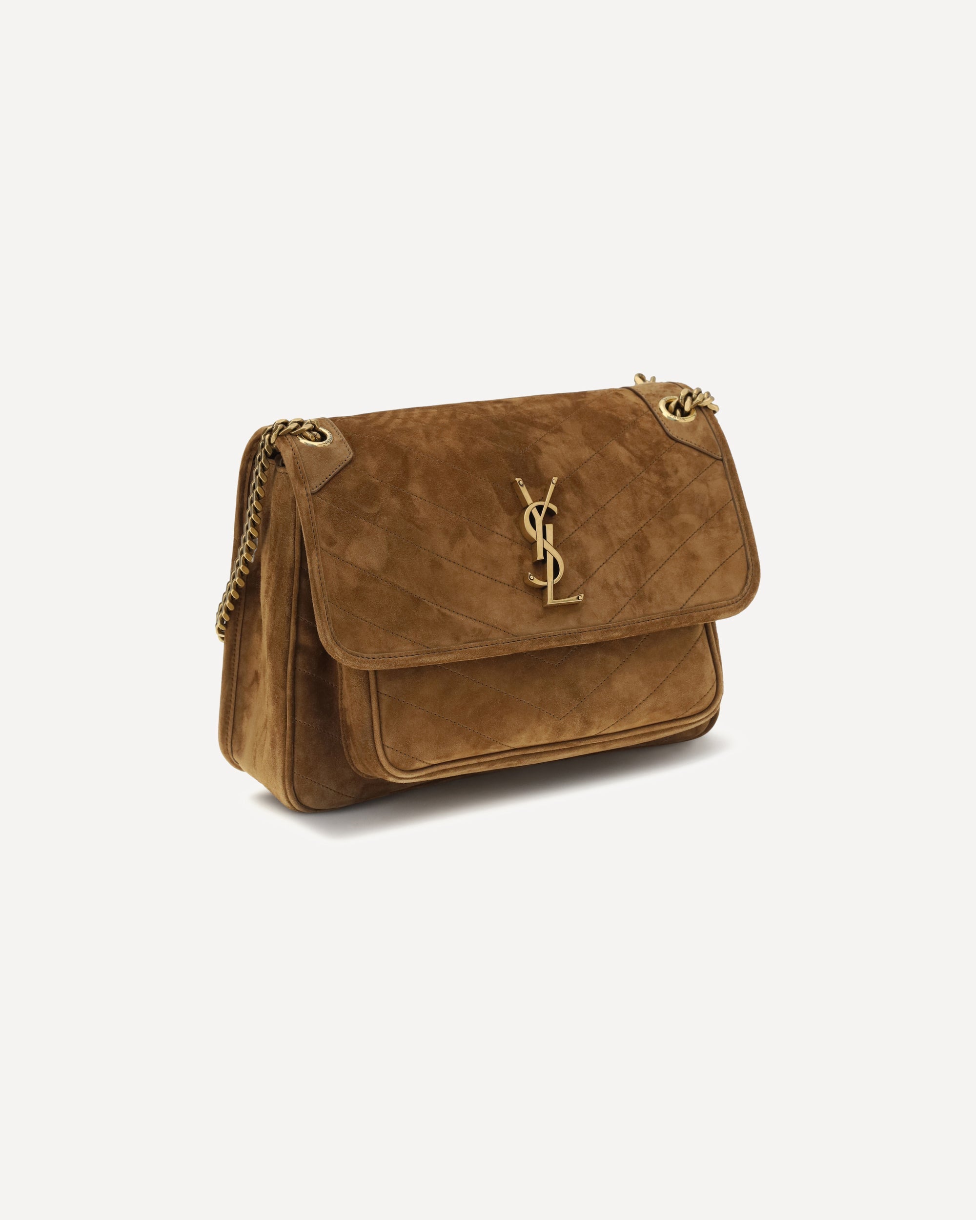 Saint Laurent Medium Niki Suede Shoulder Bag - alternate view
