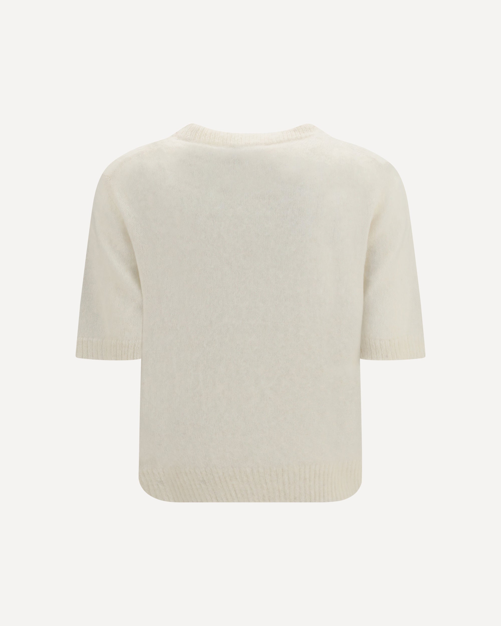 Ganni Alpaca Graphic Knit T-Shirt - alternate view