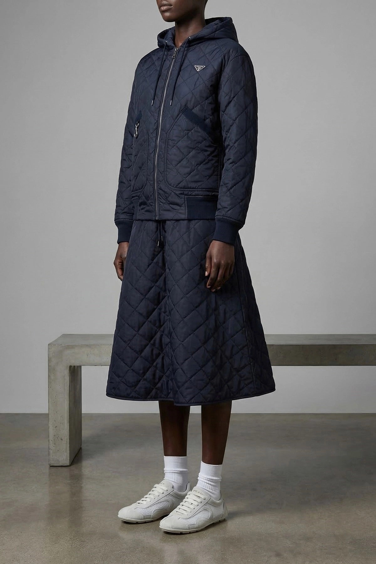 Prada Quilted Hooded Jacket - alternate view