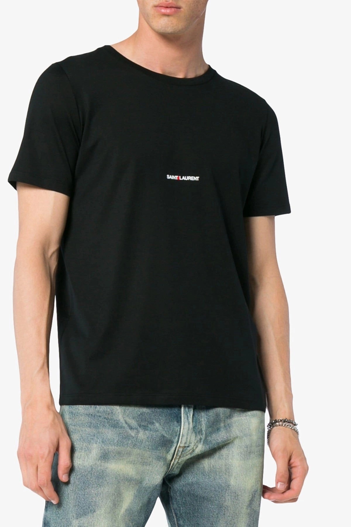 Saint Laurent Rive Gauche Logo T-Shirt - alternate view